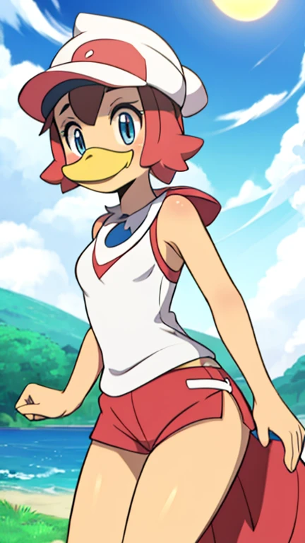 (masterpiece:1.2, best quality), actual, (live action, intricate details, depth of field), masterpiece, best quality, masterpiece, best_quality, one girl, alone, inheritance, biology \(co-authored\), game freak, nintendo, pokemon, pokemon \(game\), bangs, co-authored skin, focus on female, Minamoto Koemon, green hair, green skin, hair co-authored one eye, multi co-authored skin, pokemon \(biology\), red eyes, short hair, two-tone skin, white skin, bunny, black tights, , crazy extensions, drooping, larger than shoulder blades, hourglass shape, thin waist and thick hips, bone basin larger than shoulder blades, fitness model, red cheeks, shy and nervous look