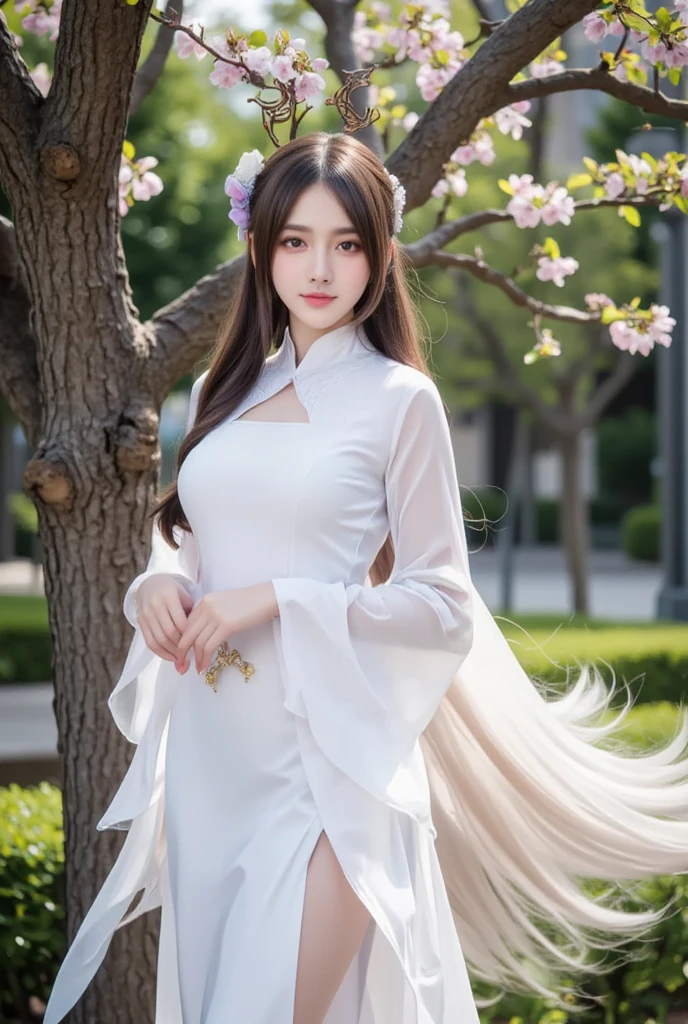 (8k, RAW photo:1.2), best quality, ultra high res,dramatic angle,(fluttered detailed color splashs), (illustration),(((1 girl))),(long hair),(rain:0.9), (Headdress:1.4),There is an ancient palace beside the girl,Hanfu,(Key Points),Color ink painting,(Splash of Color),Splash of Color,(((colorful))),(sketch:0.8) , Masterpiece, best quality, beautiful painted, highly detailed,(denoising:0.6),[splash ink],((ink refraction)), (beautiful detailed sky),moon,highly,detaild,(masterpiece, best quality, extremely detailed） CG Unity 8k Wallpaper，masterpiece，best quality，Ultra Detailed），（Lycoris）. qipao open V-chested clothes Thin silk lace dress short skirt , (huge ，cleavage),, white pink, blue ，best qualtiy，tmasterpiece，Ultra-high resolution，（Reality：1.4），RAW photogr，（True skin texture：1.3），（filmgrain：1.3），（Selfie angle），1个Giant Breast Girl，Beautiful eye and face details，tmasterpiece，Best quality at best，，The chest more exposed， detailed hair, bra pink , detail 8k, full body, lace petticoat, fan handle