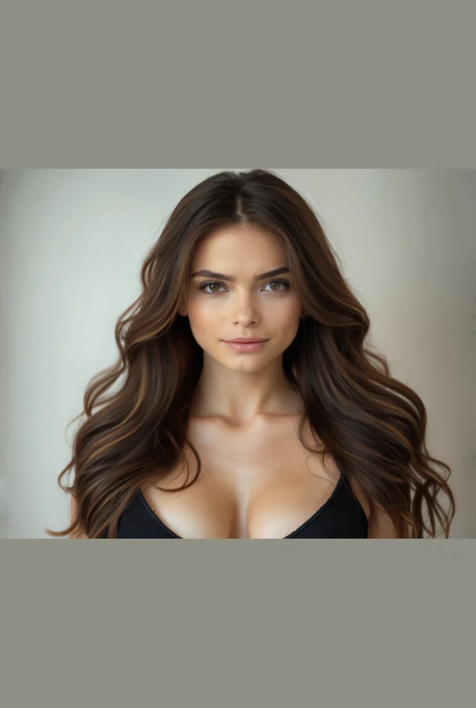 Raw Photograph,8k, (half body shot:1.4), Foto hiperrealista en primer plano de (ALEXANDRA DADDARIO:0.5)(THYLANE BLONDEAU:0.5),20 years, highly realistic, meticulous details, beautiful shiny hair, (highly detailed beautiful eyes),sharply focused skin, seductive smile ,highly  detailed lips, dslr,sharp focus,(top-quality), (​masterpiece), (seducing: 1.2 ), sexy midriff, busty ,toned abs, Seductive cleavage, Sharp details, Frivolous and scandalous, (hyperrealistic shiny skin:1.3),(dramatic studio lighting:1.3),detailxl
