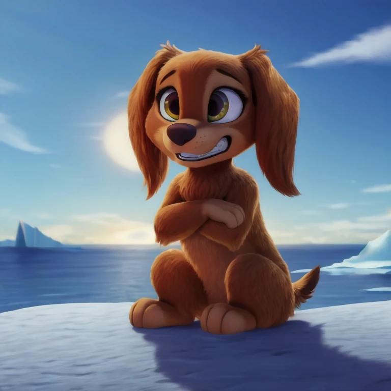 (masterpiece, best quality, realistic, detailed, detailed fur, hi res, photograph:1.2), (8k, uhd, ultra-detailed, depth of field,:1.1),
BREAK
liberty, dog, paw patrol, (naked, camel toe, breasts,  :1.2),
BREAK
beach, full body, smiling,
