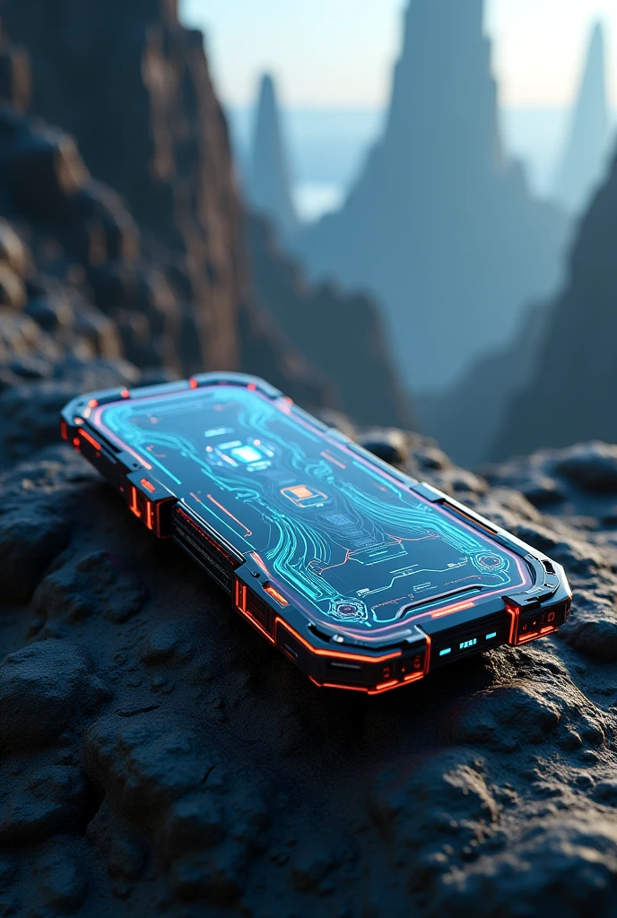 Creat a phone like biuld from ailens