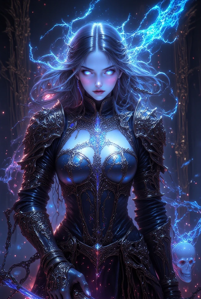 full length closeup portrait of complex detailed fractal aurora, forming a hyper-detailed ghostly vision of a beautiful succubus in the sky, busty, reflection in water, Ripples on the water, dark mountains on the horizon, backlight, Starry night sky background, very detailed galaxy, DAZ 3D landscape rendering, Unity, Unreal engine 5, UHD resolution, sharp focus, 8 k, 12 MpCikidef, upper body, smile, blush, on open air, day, simple background, blue sky, short hair, sky, the temple, I look at the viewer, ladder, mountain, moody lighting,