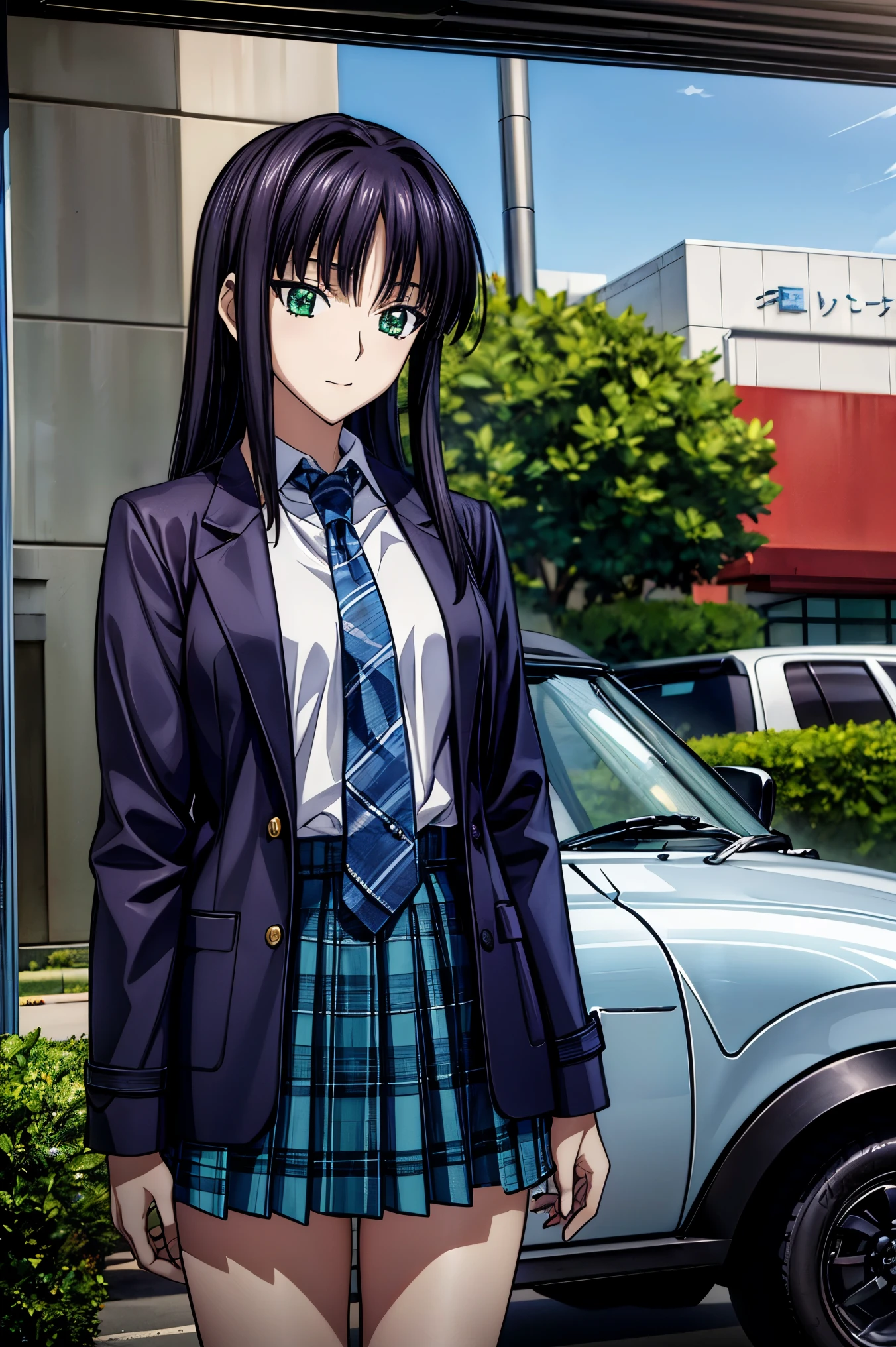 最 High Quality , Face focus, soft light, super high definition, ((( green eyes))),赤 purple hair, beautifulアニメ高校の女の子,(Masterpiece:1.2, 最 High Quality ), ( realistic, photo realistic:1.4), beautifulイラスト, ( natural light , Movie Screenplay ), nsfw, watch viewers , COWBOY SHOOTING , front view:0.6, 1 girl, Japanese , university student の女の子, perfect face , beautiful髪, beautiful顔, beautiful and amazing eyes, beautiful鎖骨, beautiful体, beautiful胸, beautiful太もも, beautiful足, beautiful指 , ((( navy jacket ), light blue collared shirt , Dark Blue Pleated Mini Skirt Vibrator , black socks, blue tartan ribbon tie )), ( beautiful風景), evening , Riverside, walk, smooth anime cg art , 魅惑的な Anime Girl , Let's Make a Girl in a Long Coat , HD, very detailedなイラスト, High Resolution Faces in a Gorgeous Guest Room , RAW photo, film grain , standing , UHD and 8K Connection , 長い赤 purple hairと green eyesをした Anime Girl , anime moe art style , 若い Anime Girl の接写, smooth anime cg art , beautifulアニメの university student の女の子, anime moe art style , シュールな university student の女の子, Anime Girl , 魅力的な Anime Girl , シュールな university student の女の子, GIRL WITH SHINY CLOTHING , HD, CG Details , High Quality shadows, beautiful、delicate face、All the details , ディテール beautiful DELICATE EYES FULL OF DECISION,break( High Resolution 8K Wallpaper ),(高度に CG Details 8kの壁紙),Makima ( chainsaw man ),Scathach ( destiny / grand order required),Reika Shimohira , HD, とても繊細で beautifulCGイラスト,最 High Quality , realistic Feeling , realistic fabric, realistic texture,((( debris flies))), (((最 High Quality ))),8k,At 32k,Masterpiece, beautiful and charming anime woman , supermarket, very detailed, HD,シュールな university student の女の子,Masterpiece, 最 High Quality , High Quality , Freshness , High Quality texture, High Quality shadow, high detail, sex, 1 girl, university student ,Alone,I,Alone,Alone, ADULT BIB , beautiful長い脚, beautiful胸, beautiful太もも, Tight Legs , beautiful leg line , Slender Waist in an Unmanned Bar ,Mature body girl, big breasted , beautiful胸,reddish purple hair, purple hair, BLACK CURRANT HAIR , charming Anime Girl , colorful hair, straight hair ,shy smile,幸せそうなsmile, Brilliant Appearance ,cute smile,Cool Beauty, beautiful女性, handsome face , beautiful写実性, Attractive Figure , enchanting face , calm expression , beautiful髪,smile, colorful eyes , green eyes,Jade Eyes, beautiful目,bright eyes, DELICATE EYES FULL OF DECISION, Jewel Eyes ,Jade Eyes,( green eyes:1.5), charming face,8 heads,:171cm,彼女は首に necklace 身に着けています, necklace ,beaded necklace ,Magatama Accessories,smile