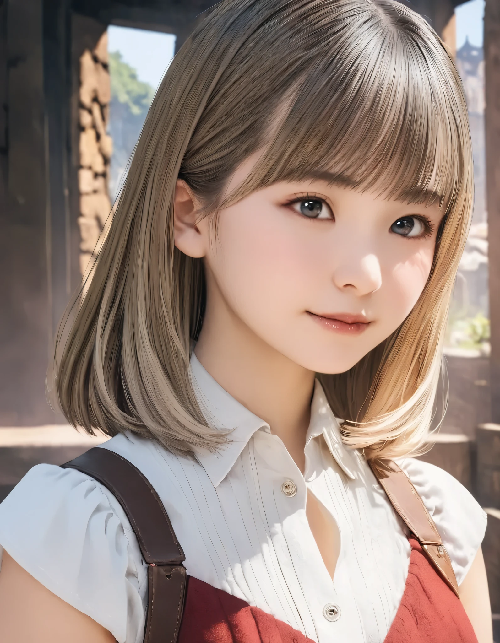 (best quality, 8k, high resolution:1.2), 1girl, FINAL FANTASY XII, Penelo, upper body