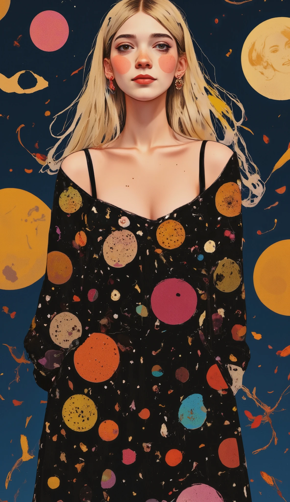 a beautiful voluptuous woman in a gorgeous futuristic and fantastical evening dress, tight but voluptuous body, sexy, gorgeous eyes, long eyelashes, full lips, smile, intricate detailed dress, high fashion, dramatic lighting, cinematic, photorealistic, 8k, (best quality:1.2), (photorealistic:1.37), hyper detailed, chiaroscuro lighting, glowing skin, volumetric fog, dramatic pose, intricate fabric textures, luxury materials, fantasy, elegant, glamorous