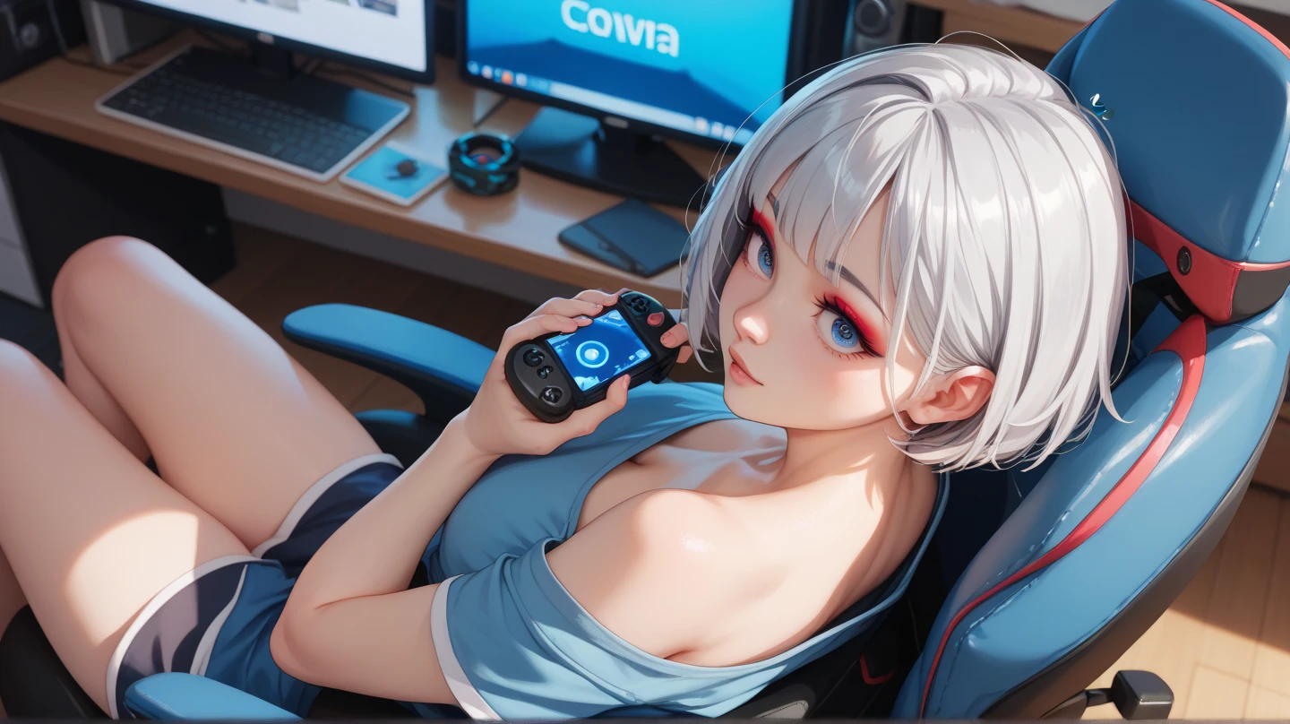 (((professional ninja)))a group of anime girls with big breasts, Azure Lane style, Anime cover, Characters in Azur route, Achgau, Onmyoji, From《Azur route》video game, Oppein, Edge, fleet collection style, Oppein cyberpunk, Fleet Assemble Arcade, biomechanical Oppein, Edge anime styleTabletop, Highest quality, shape, Very detailed, finely, High resolution, 8k wallpaper, Perfect dynamic composition, Beautiful and exquisite,Random cute hair,,Natural color lip, Bold sexy pose,smile、20-year-old girl、cute、Looking into the camera,Always blur the background,Perfect and beautiful face,Slim face and figure,Big eyes、Putting on gal makeup,Small face,Shooting from below、Blurred Background,Elegant feminine face、smile、Actual Photos、Loritach、Actual photo、RAW Photos、Real human skin,Finely drawn skin:1,4、Transparencya close up of a anime cat girl streaming on the computers looking back eating a snack, anime moe artstyle, ahegao, long gray teal hair, curly hair, brown ayes, anime style 4 K, nightcore, official artwork, top rated on pixiv, anime wallaper, mikudayo, , pixiv, Popular on pixiv, anime! 4 K, anime! 4K, high quality anime artstyle, white dress, white pajamas, pink bedroom, bed full of plushies, background, pink gaming chair, calm atmosphere(small young girl full body)、a baby face、Very cute、slim and beautiful、((small :1.2))、The eyes are well drawn、charming eyes、double tail、Wear jewelry and pearls around your neck,Transparent openwork、Deep V、crystal pearl、在Wear jewelry and pearls around your neck,white hair, Showing thighs, bare shoulders, showing clavicle, Yao Liu, barefoot,((whole body))、painful posture
A promotional poster close-up of a girl holding a knife, Exquisite details. Girls' Frontline, from Girls' Frontline, from Arknights, Girls' Frontline cg, Girls' Frontline style, Girls' Frontline, Azure Lane style, Girls' Frontline universe, From《Azur route》video game, Popular topics on cgstation, Fleet Assemble Arcade, Characters in Azur route, Khan Academy wearing uniforms、Close-up of m