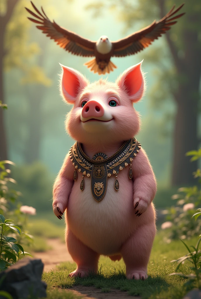 Small piglet transformation expands like mountain jewelry wear
