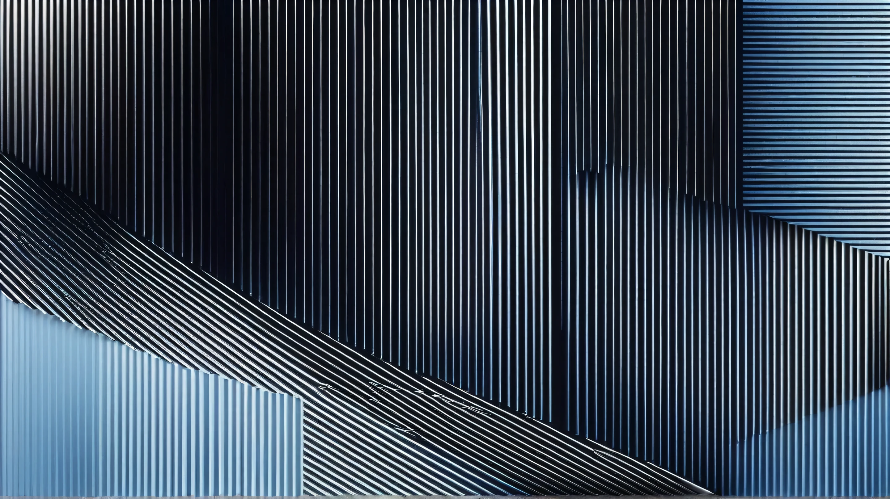 High-quality
A gradient background design blending soft blue and white tones. Overlapping straight lines and geometric patterns create an abstract composition that conveys a sense of cleanliness and transparency. The modern and minimalistic design features a radiant effect resembling light diffusion.