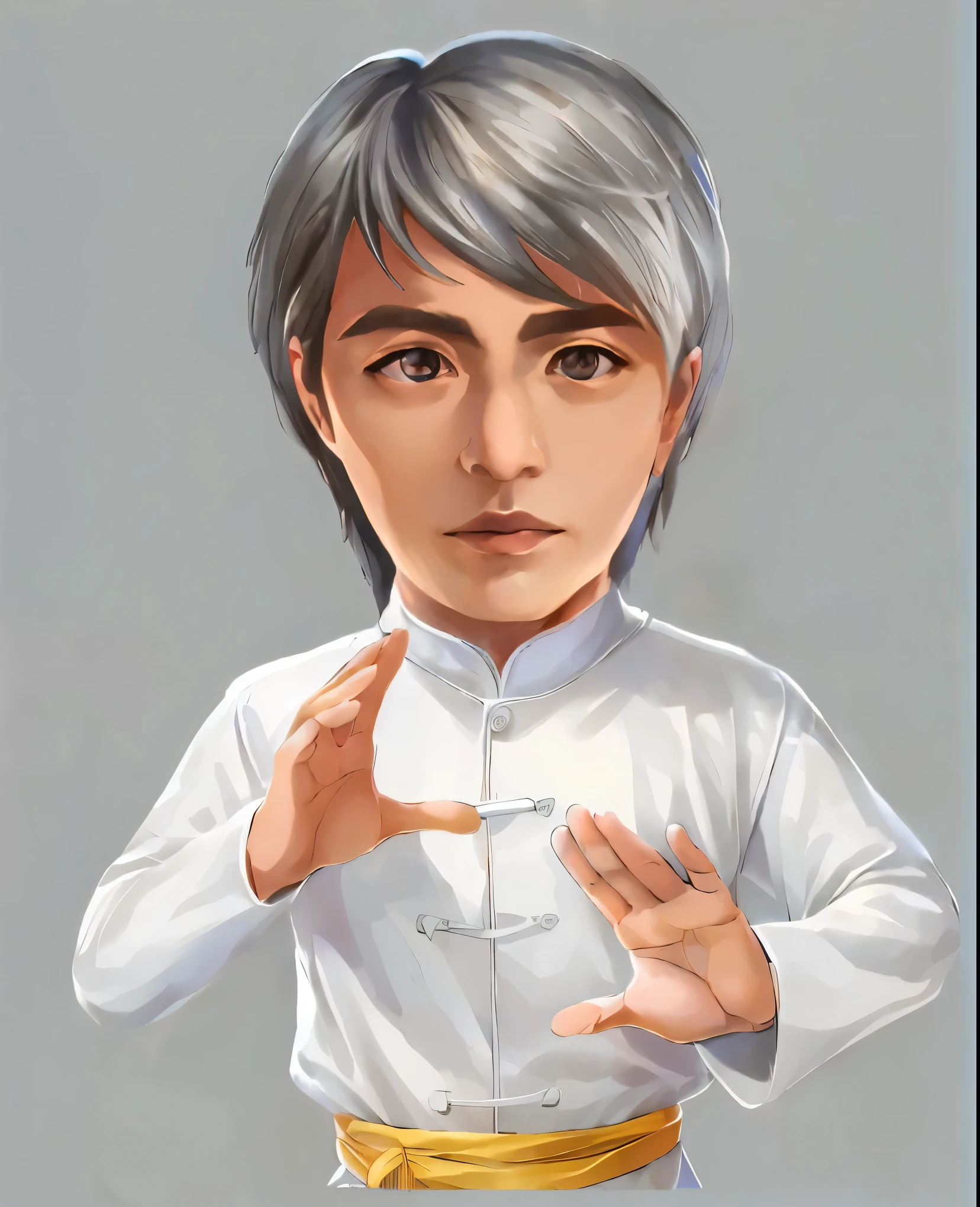 Extreme Detailed Description ,Professional, The bright colors , dramatic lighting , Light and Dark Contrast,Stephen Chow,脸庞精致handsome气, serious expression,handsome,Stephen Chow,大话西游Stephen Chow,star,(absurdres, High Resolution, super detailed ), (1 male, Stephen Chow, aldult,handsome气的脸,Well-defined, Deep eyes ,deep feeling, Wearing cheongsam,holding red envelopes , Tall Strong Men , Broad shoulders , Handsome), gray hair,Dark eyes, (square jaw , Thick neck, Thick eyebrows), humanoid dogs ,handsome气Stephen Chow , Extremely detailed facial , upper body, masterpiece, top quality, Hand Drawn Style Characters , Best Quality, Official Art , Stephen Chow,脸庞精致handsome气,电影Actor,Stephen Chowstar, Beautiful eyes , Beautiful face , Extremely detailed eyes and face, masterpiece, high quality , Perfect Face , ,Perfect Fingers, Perfect Anatomy , Perfect Arms, 男star,handsome气的脸庞, Actor, Hand Drawn Style Characters ,2.5D, ( Highest Quality ,16K, High Resolution, masterpiece:1.2), super detailed,( Hand Drawn Style Characters , realistic :1.37),HDR, Ultra HD , studio lighting , ultra-fine painting , clearly focused, physically-based rendering , Extreme Detailed Description ,Professional, The bright colors , dramatic lighting , Light and Dark Contrast, Mystery,joy,, surrealism,fantasy