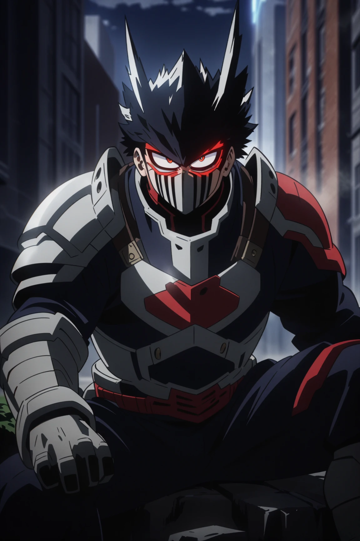 《the original god》Arataki Kazuto , male people， chest muscle， Sexy , Venom symbiote for your body, Black mucus of the body , into venom, venomize，Black bodysuit，（Cloak），Red cape，Abs，（Adult male）（（Venom possession，venom symbiote）），over-Tortoise Man，Battle damage，((Masterpiece)), ((Best quality)), Ultra detailed,((illustration)), Dynamic Angle, Detailed light, (Delicate eyes), Floating, 1boy, Male focus, Head, Clothing, Yellow eyes, necklace, tattoo, (Forehead:0.8), (ahoge:0.8), jewelry, brunette color hair,apathy，Ray， chest muscle， Sexy , Venom symbiote for your body, Black mucus of the body , （into venom）, Venom，frontage，Bust photo，White tight-fitting top，spiderman outfit，style of anime4 K， 4K anime wallpaper， Badass anime 8 K， 4 k comic wallpaper， young anime man， Anime boys， Anime wallpapers 4 k， Anime wallpaper 4K， High quality anime art style， Anime moe art style， Anime art wallpaper 8 K， Anime art wallpaper 4 K， RGB lighting，