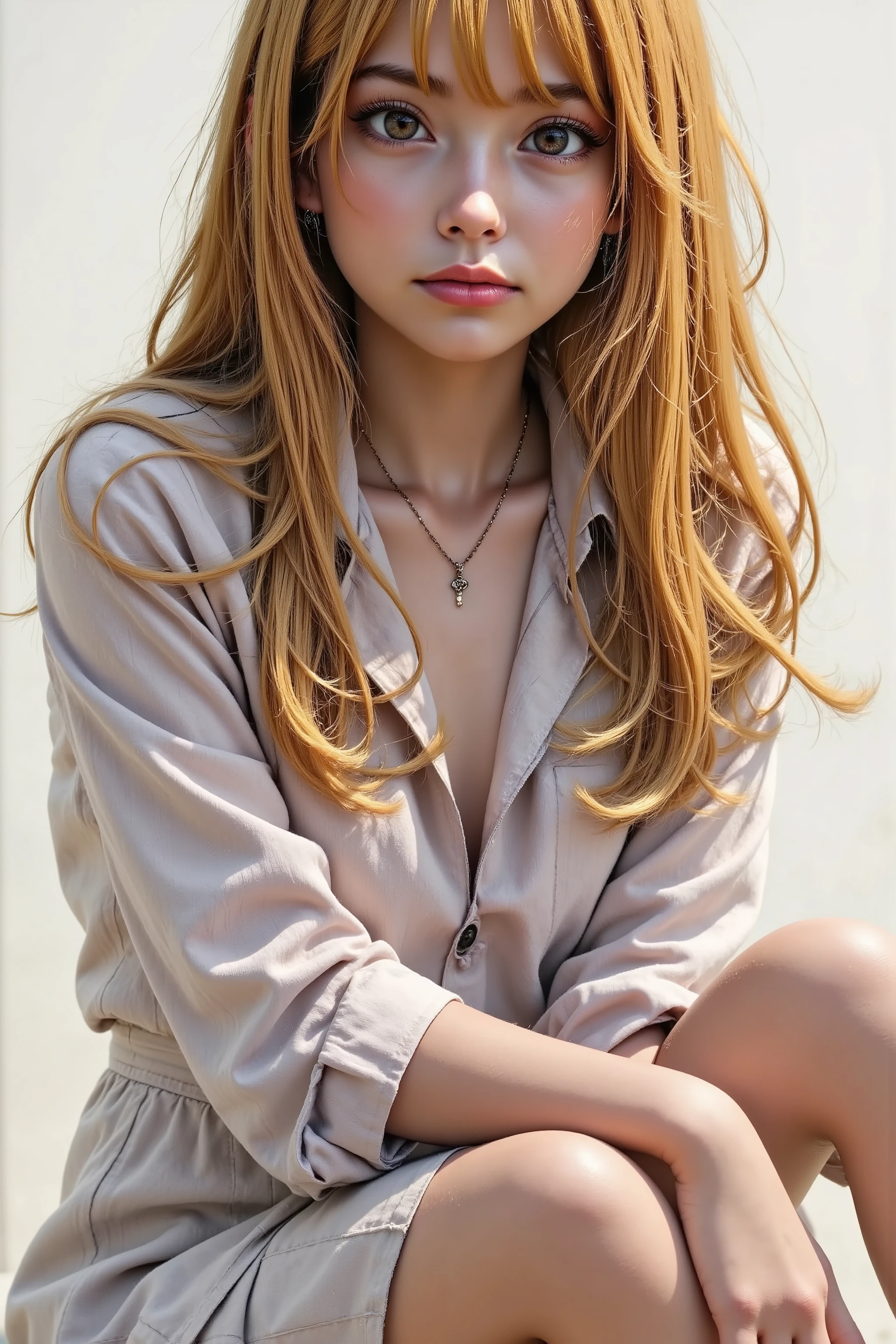  1 girl, no background