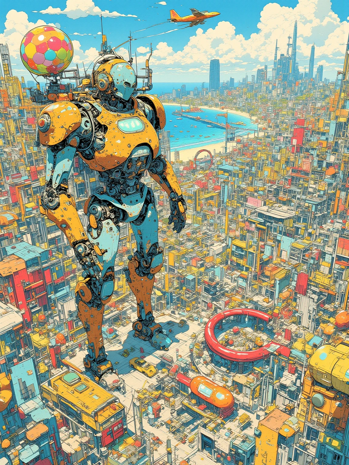 Giant Robot in the City