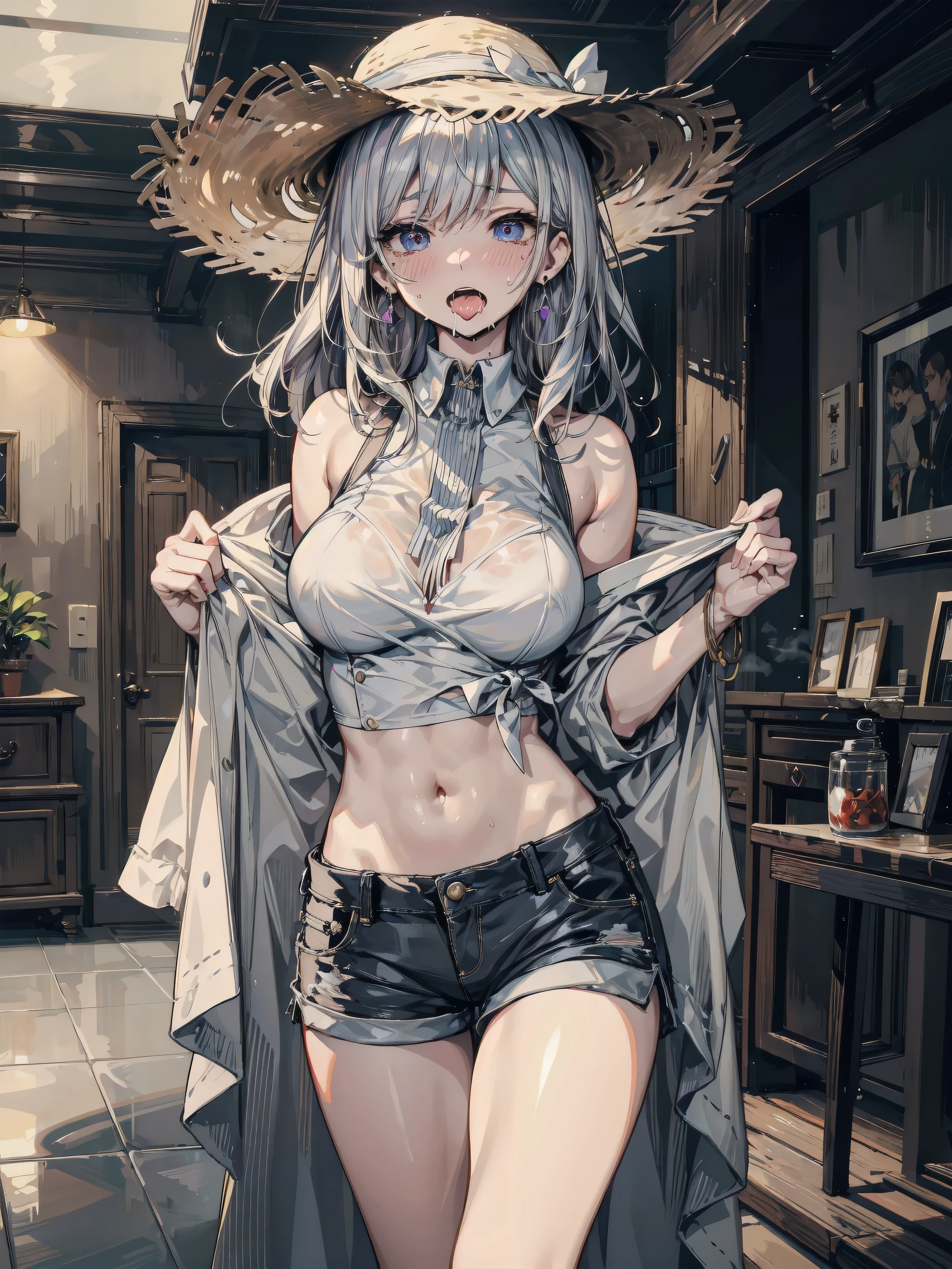 all over the body、Soleを見せて、sprawl、Sole、M-shaped legs、Yogurt all over your body、adult female opening leicester piece、1 person、solo、Braid、Torn clothes、handcuffs、chain on ankle、one navel、tears、(Back arm:1.2)、shibari、Lock、Heart-shaped pupils、ハンドFlail、Flail、Abandoned toilet、Pink Panties、White shirt、Black tie