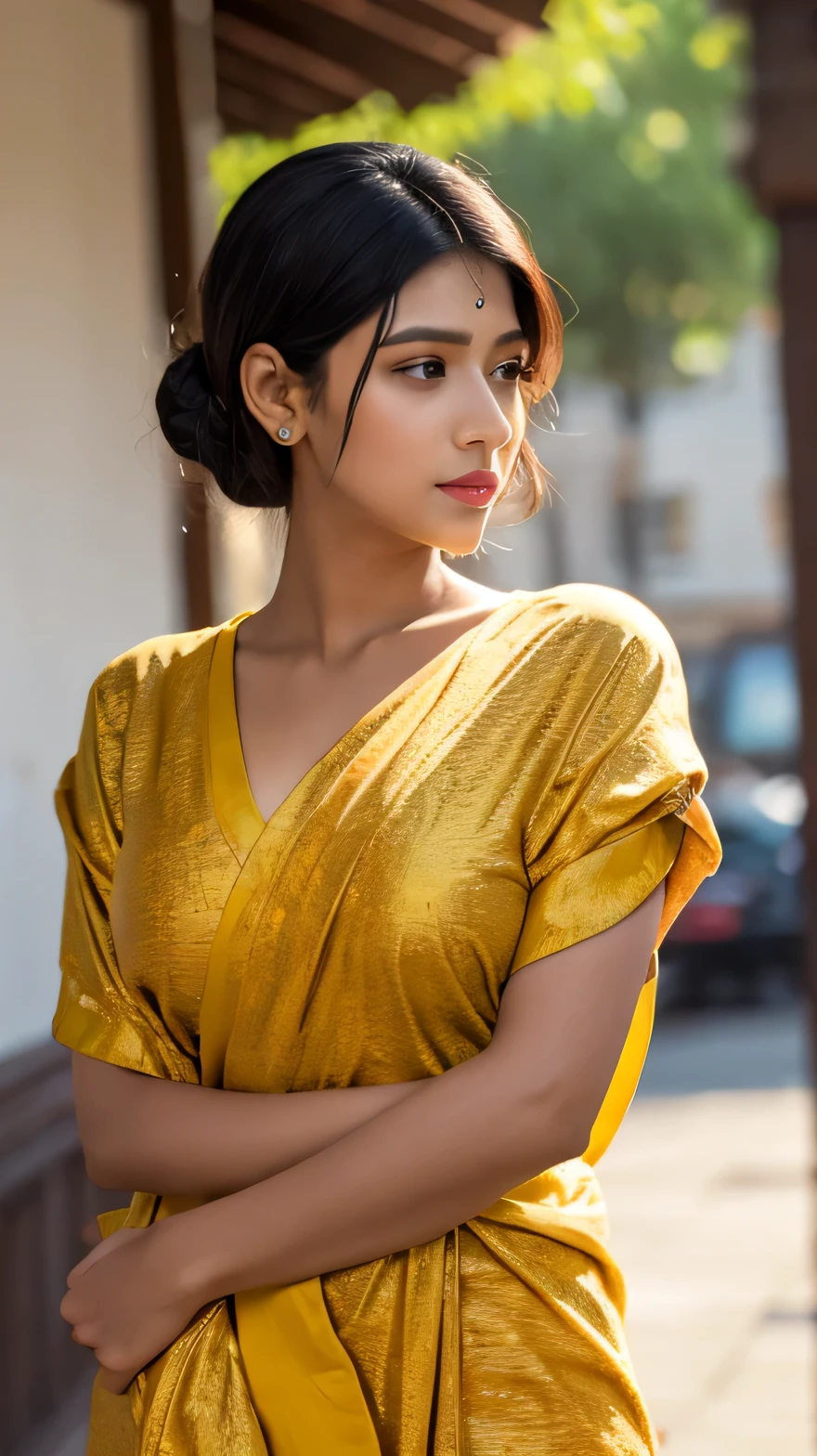 বাঙালি সুন্দরী মেয়ে কফি শপ রিয়েলিটি গ্রাফিক্স