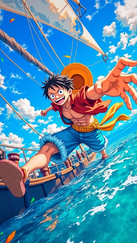 un personnage de dessin animé avec des cheveux bleus et un visage blanc, from une pièce, Luffy gear 5, Luffy (une pièce, fond d&#39;écran animé, pouvoirs du feu bleu, dieu légendaire tenant une lance, monkey d Luffy, oeuvre épique d&#39;anime, Luffy, Art animé tendance, Art animé tendancework, un anime épique d&#39;un homme énergétique, une pièce artstyle, Fond d&#39;écran manga 4K