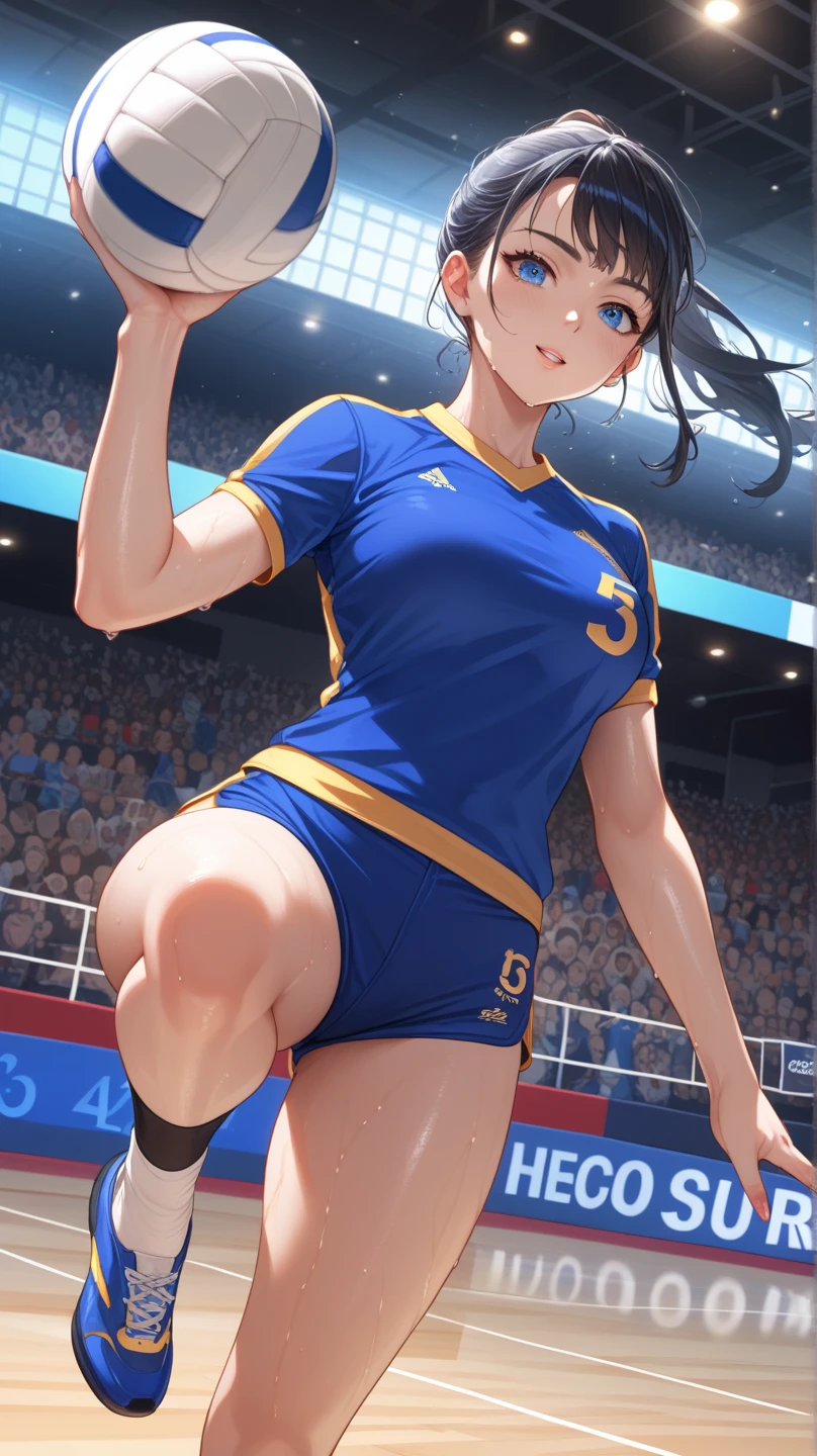 (soccer:1.3),flat_chest, (soccer field:1.3), goal,(stadium:1.2),(soccer ball on foot:2),soccer socks,(soccer shoes:1.3), (looking at soccer ball:1.8),(bare breasts:1.9),streaking, (small breasts:1.8),fists,kicking soccer ball, pussy,(night sky:1.5), stars,Stadium, <lora:breastinclassBetter_v13:0.2>, bare breasts,nipples,nude,naked body,nsfw,porn,breasts,perfect breasts,small breasts,uncensored, public nudity, portrait,1girl,focused,solo,2 legs, perfect face, blurry background, bokeh, depth_of_field,motion blur, best quality, photo_background, intricate details, masterpiece,chromatic aberration,anime,gouache