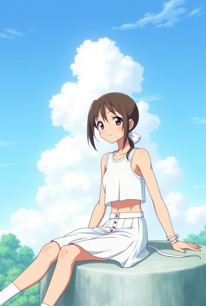 ,((masterpiece: 1.2)),ultra-detailed, ultra high res, high quality, 4K, solo, 1girl,extreamly delicate and beautiful,illustration,masterpiece,(illustration),(highres),(fullbody),sitting,crossed leg,