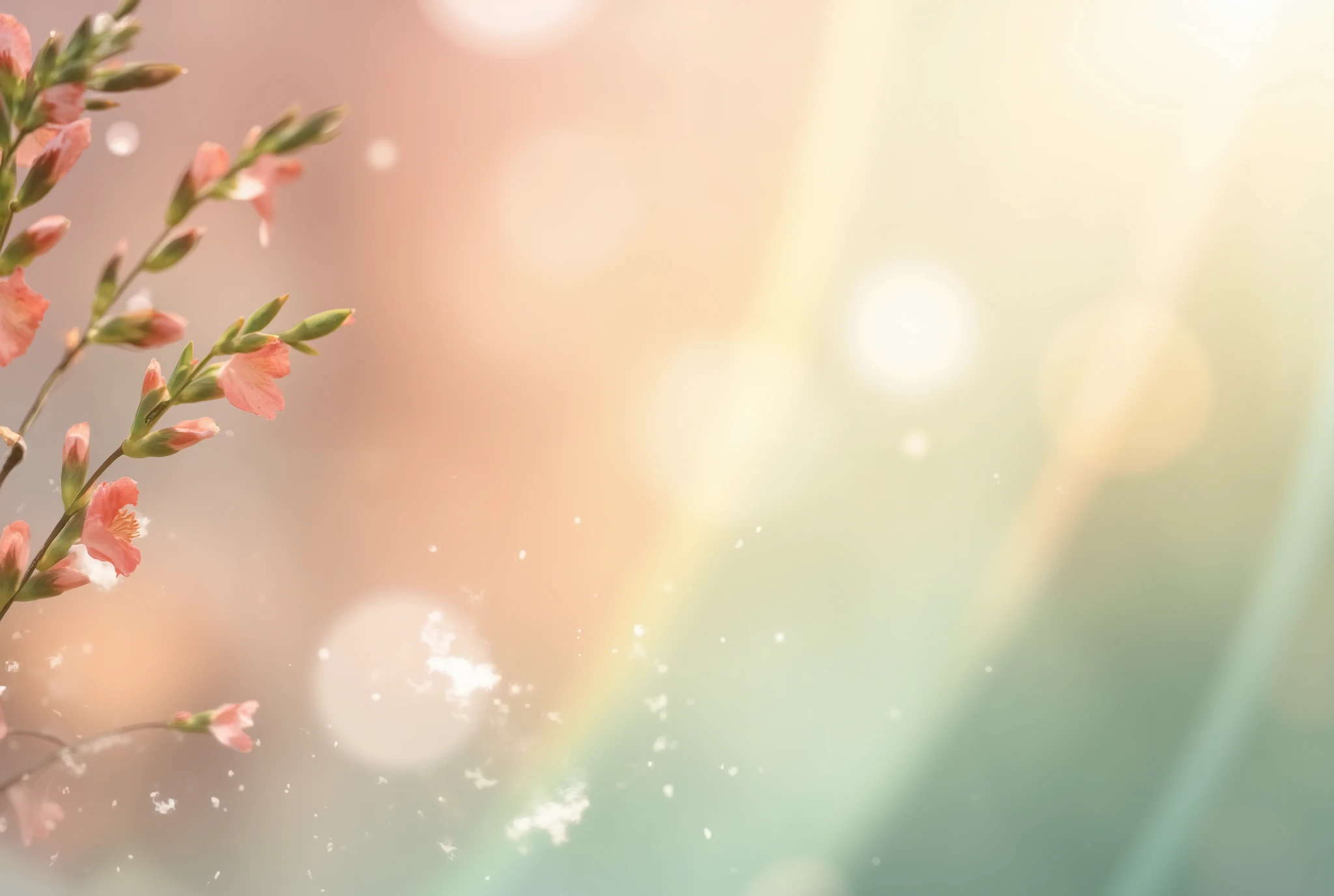 I think it would be nice to design your own design or apply these effects in a design tool .A faint rainbow, A soft and luxurious background image that feels like a spring day.Comfortable and clear images.
Subtle mauve ,green,Mint ,Because each pastel color, such as pink, gives a soft and calm feeling, You can add luxury to the background. .
You can use a gradient effect so that each color can be connected smoothly . Light comes in softly . The picture quality is very good.Great image quality