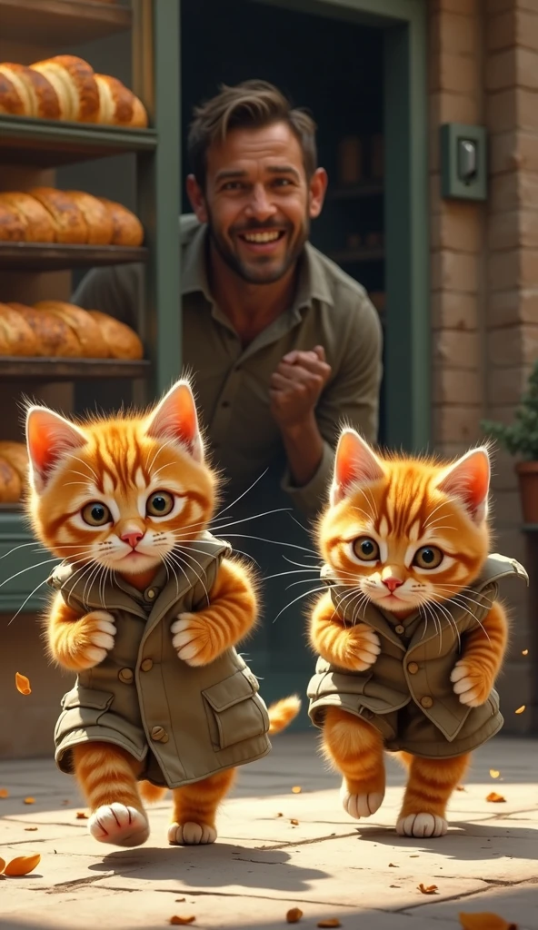 high quality, photo raw, utral photo, (masterpiece, top quality, best quality, art, beautiful and aesthetic), realistic, Tom\(tom and jerry\) cat surrendered jerry \(tom and jerry\), mouse, ((holding up a white flag with number 404)), his face full of injuries, funny, bright colors, number 404