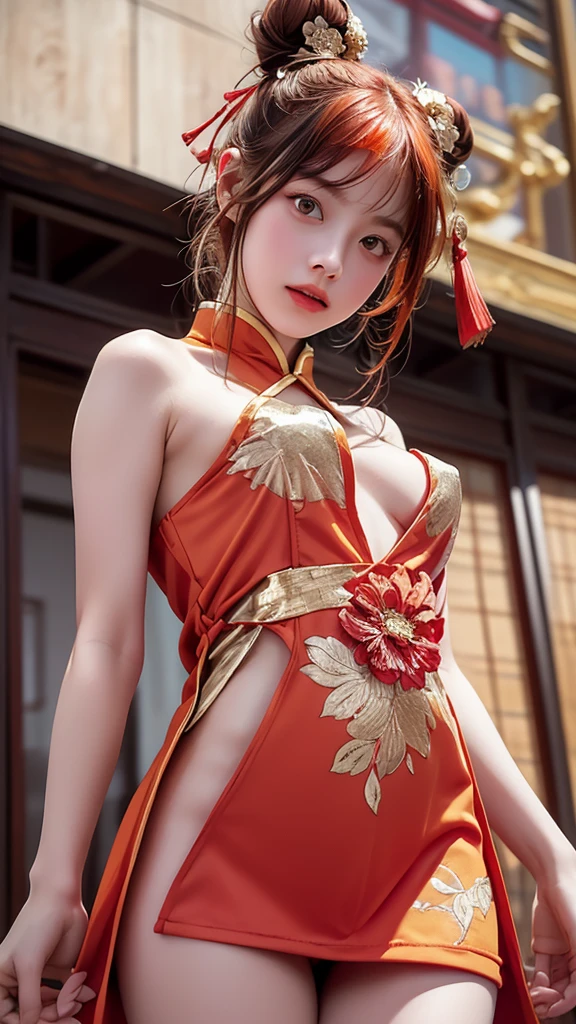 Three Asian women pose in a room for a photo, ulzzang, 3 sisters looking in the mirror, 8K)), popular korean makeup, profile picture, beautiful girl, 8K selfie photo, cute - fine - face, popular korean makeup, Xision Wu, cute girl, korean girl, avatar profile picture, sakimichan, very high quality, super realistic realism, super refinement, high quality, 8k resolution, diverse style, bare shoulders without showing chest,