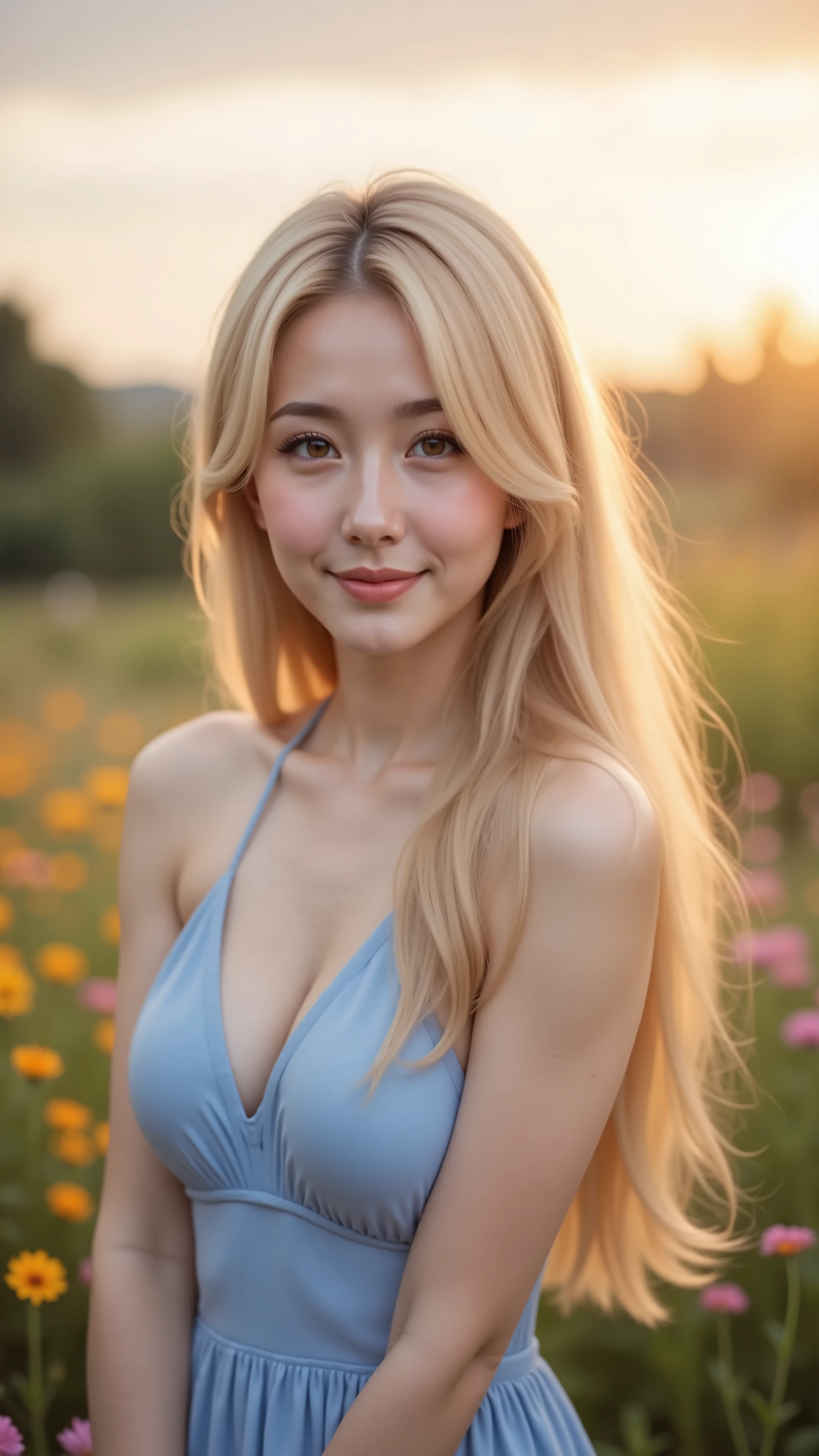 Japanese blonde beauty