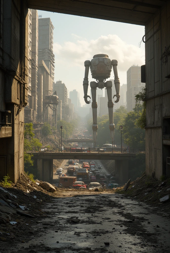Another Abandoned Combat Robot（0120）Theme：Giant Robot in the City