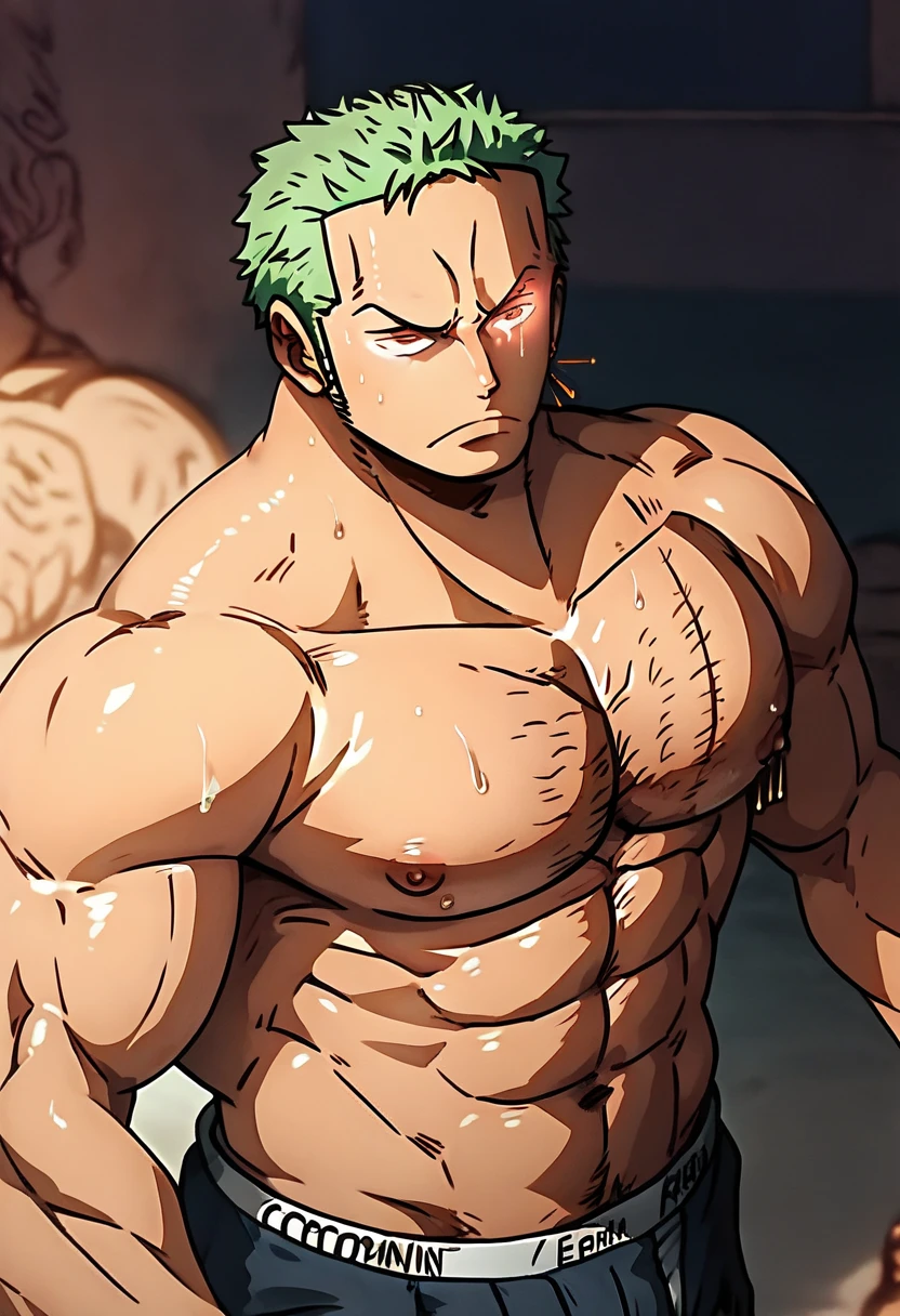 8k,high resolution,Hünkel,bandage,Silver Hair,Hulk-like body,(((18-year-old boy,Huge penis))),((Being pinned down by black tentacles)),Open your arms wide and clench your fists,Open your mouth wide,Wide, unfocused eyes,Many protruding veins,((Black tentacles attack from behind,The black liquid hits my solar plexus with force.:1.5)),Full body images,Painful expression,Grey undershirt,Huge erect penis,A lot of sweat, tears, drool and semen,In the middle of the Colosseum,Gives off an evil aura,Stand up and hold your chest out,Toned Muscles,rape,The demon takes over your body,Laser on chest,stand up