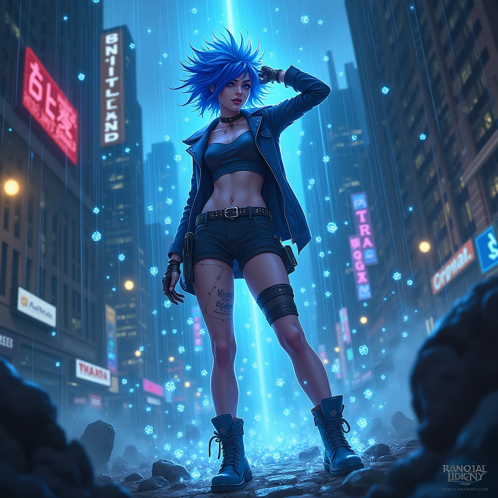 anime girl with a gun in hand and a city in the background, cyberpunk aesthetic, mecha anime aesthetic, cyberpunk vibes, cyberpunk anime art, 8 0 s anime vibe, cyberpunk anime art, 9 0 s anime aesthetic, cyberpunk art style, modern cyberpunk anime, cyberpunk aesthetic, anime vibes, cyberpunk grunge, anime aesthetic, cyberpunk anime girl, muted cyberpunk style,rendered in Unreal Engine, peeling sky, broken winds,sky between cracks, realistic material details, extreme details, hyper-realistic materials, Unreal Engine rendering concept art, broken sky, Unreal Engine art, dramatic lighting. Concept art, rendered in Unreal 5, ((Unreal Engine)), Unreal Engine Art 5