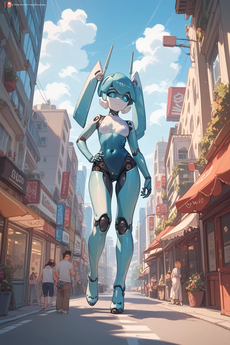 top-quality、delicated face、20-year-old kpop idol girl、(fullnude:1.3)、(Blue cyborg body:1.5)、(small tits:1.2)、(Metal structural skeleton:1.4)、Mechanical joints、bangss、Shibuya Scramble Crossing、Standing posture、(camel's toe、cammel toe、vulvashaped:1.2)、cyberpunked、nffsw、(Metal blue panties:1.4)、open one's legs、(A smile:1.3)、shopping、cowboy shot、full body Esbian、Walking in Shibuya、Lots of people、busy、Mid summer、Hot、date、A delightful、