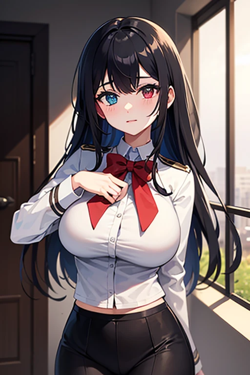 Cool girl　high resolution　Big Breasts　Men's suits　Expose　Long Hair　Earrings