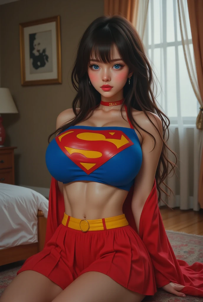 "masutepiece,fullllbody,ultra-quality、realistic representation、Top image quality、fullnude、tits out、Nipple expression、 Realistic Beauty 、Beautiful udder、股間のrealistic representation、女のrealistic representation、Lustrous skin、Skin glow、Nipple expression、small areolas、reallistic、Beautiful abs、Detailed depiction of female genitalia、Beautiful depiction of muscles.Glossy silvery skin,android18number、