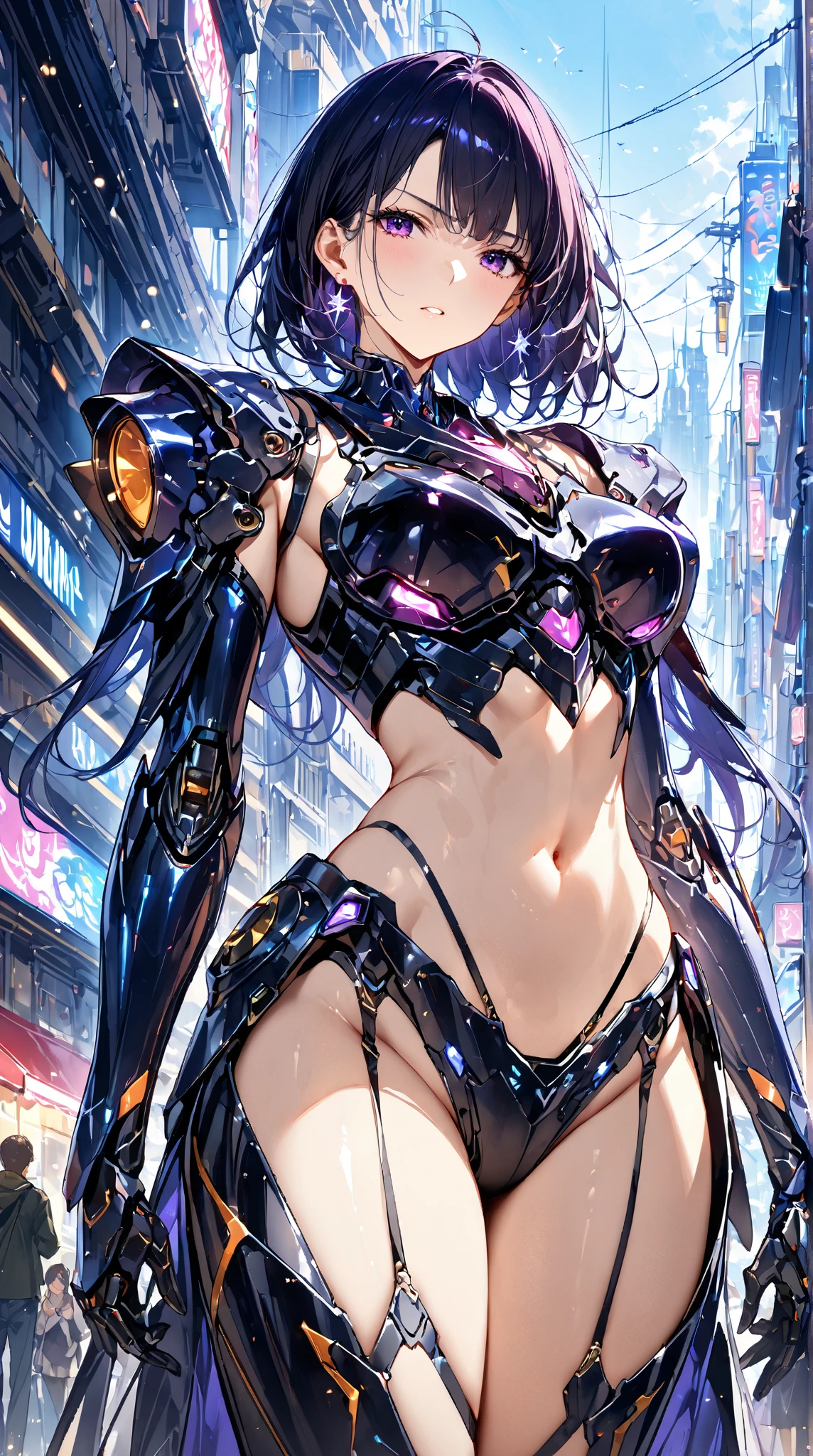 SailorNeptune, pink glow eye,aqua color hair, headphone, ahegao, pink glow tube, mindcontrol, dark costume,