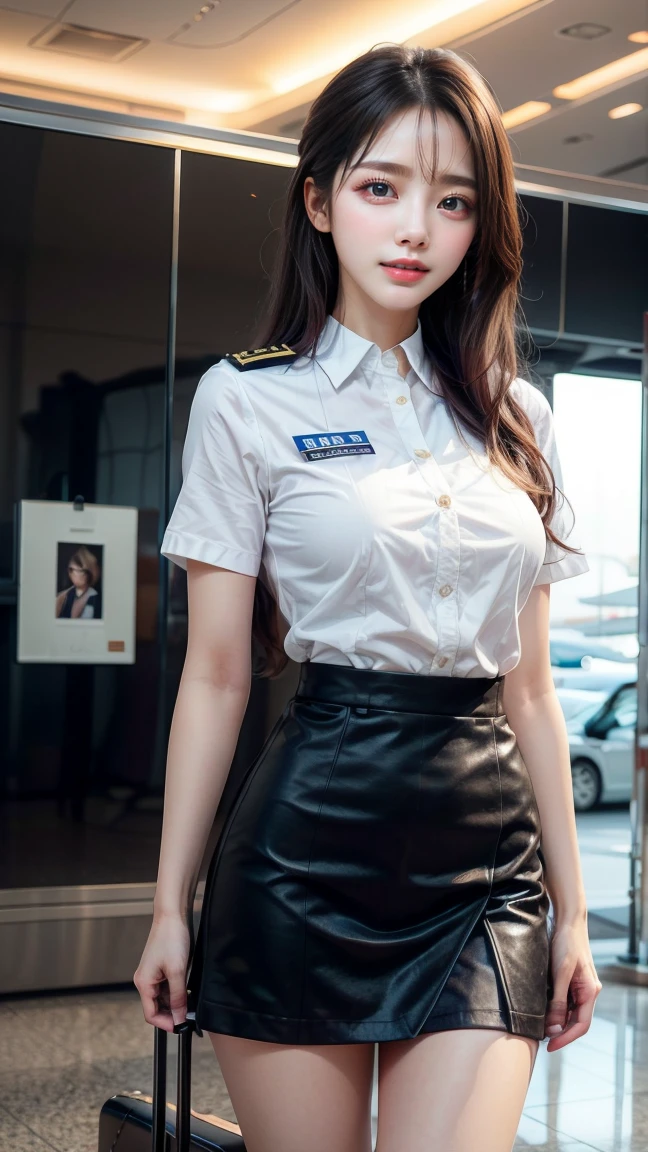 Indoors(8k), (highest quality: 1.2), (Realistic: 1.37), Ultra-high resolution, Ultra-high resolution, Very detailed, Golden Ratio, Cute 2 people, They all have amazingly cute Japanese gal faces.、(Two beautiful secretaries、standing), (She is fully dressed in a black mini-length office uniform.), (wide thighs, Very long legs), ((I always wear black tights covered in semen.)), (Semen splashing)、Dark blue uniform, (Micro Mini Skirt), (Wide thighs in shiny black pantyhose), High heels, (Her uniform is covered in white semen), No semen on my face、(Semen is an opaque white liquid),Contrast between black pantyhose and white semen、I can see it clearly、(A lot of white semen flows on black pantyhose)