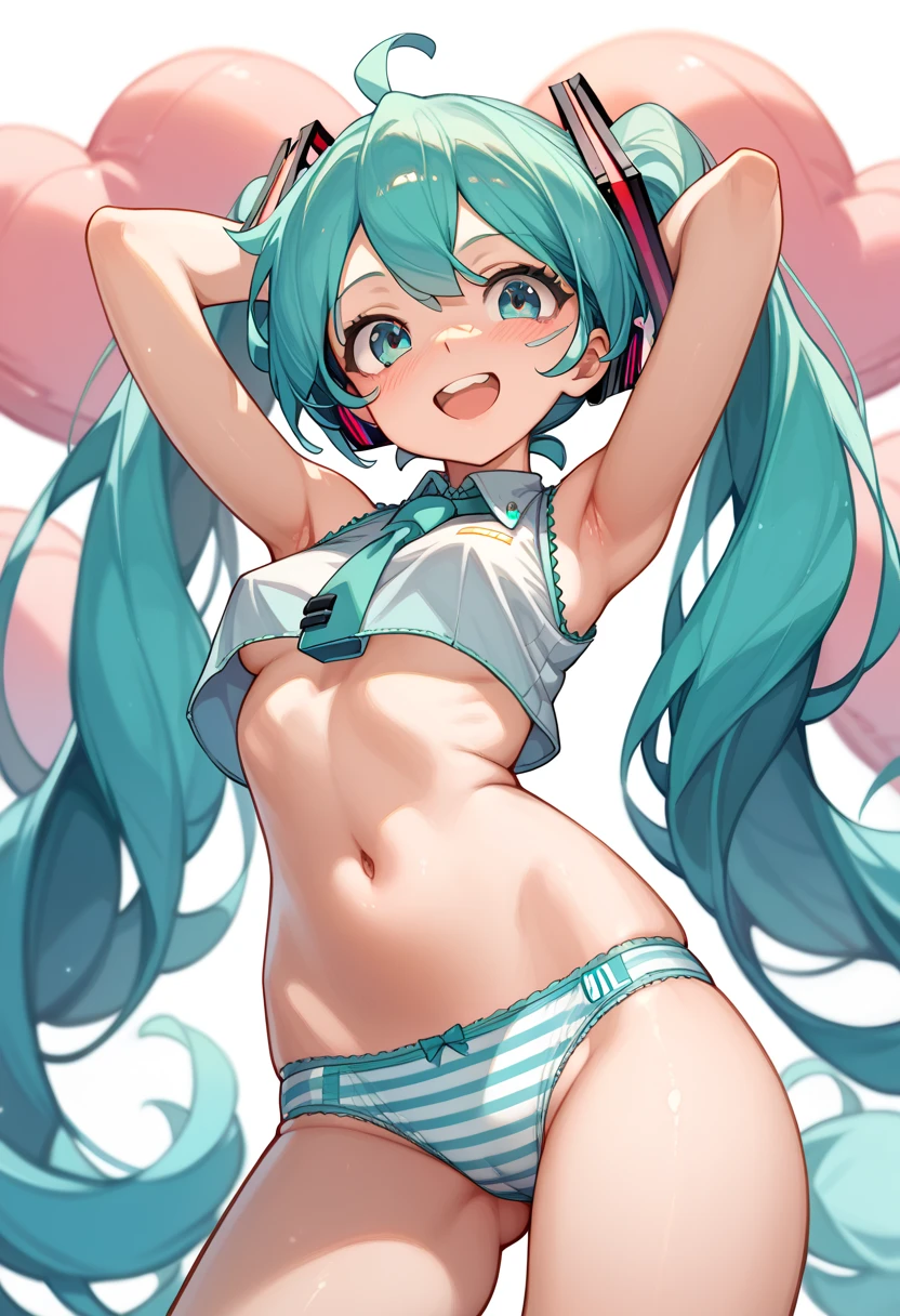 (best quality, masterpiece:1.2), ultra detailed, extremely detailed eyes and face, natural skin texture, detailed skin, natural lighting,
 chibi, 1 girl, -yeld, (c),
 twin tails, light blue hair, shiny hair,
 (small breasts), 
 BREAK cheerleader, white and blue crop top, white and blue sleeveless shirt, midriff blue miniskirt, blue pleated skirt,
 BREAK (orgasm face, closed eyes, aroused, open mouth, gasp, blush cheeks, saliva trail:1.2),
 BREAK (vaginal penis), (a man), hetero, (lying on back:1.4), (lady spread legs:1.3), (m legs:1.4), (intense Sex:1.4), (cum out:1.2),
 bedroom, bed, from above,