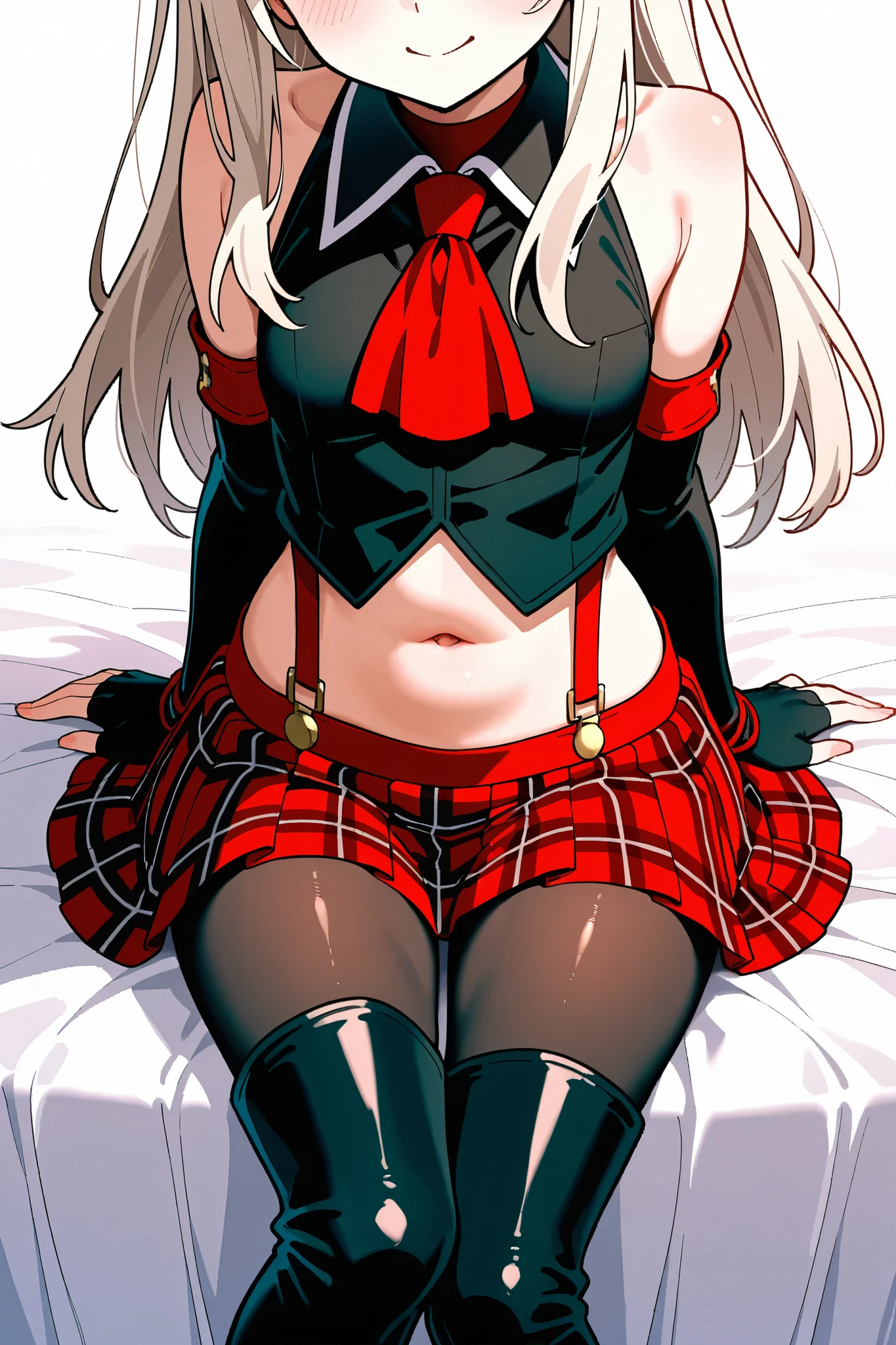 Shiny blond hair, very long hair, sophisticated haircut, ((((hair fully braided)))), ((small twisted braids)), thin and oval face, submissive, (((gagged))), ((((black tight corset)))), ((((tight skirt)))), cute and blushing 18 years old anime girl, look away because she is embarrassed and blushes, bright blue eyes, detailed face, detailed members, detailed arms, detailed hands, ((((sparkling diamond jewelry)))), tiara, ((makeup)), high heels, puffy sleeves, long gloves, long eyelashes, Girl lying, tied by ropes, shackled, can no longer move, tied tightly, very hard tied up with lots of ropes, hampered by so many ropes that she can no longer move, bound hands and feet, ropes tie his whole body, tied extremely tightly and forcefully to her bed by a lot of ropes, its limbs are strongly tied together by ropes, his torso is tied up with thick cords, her chest is so tied up with ropes that it sticks out, her legs are tied tightly with thick ropes, his hands are tied behind his back with ropes, she can no longer move her feet, her hands which are tied by thick ropes, she desperately tries to free herself, likes to be tied tight with big ropes, likes to be immobilized by big ropes, lying down, his hands and feet are strongly tied to the railing of his bed, his legs are pressed together and tied with ropes, its limbs are held vigorously by imposing ropes, her hands are tied securely behind her back by ropes, her chest is compressed by strong ropes, she is pressed against her bed and restrained by large ropes (shibari, arms behind the back:1.4), (hands on the back), (masterpiece, best quality) 1.5, 1girl, solo, (sexy, beautiful woman, perfect face, perfect eyes, perfect hands), samus aran, (shibari, arms behind the back:1.4), (hands on the back), Spread the legs, s&#39; ((lie in bed by big ropes)), ((close up of the girl)), ((((lie in bed))))