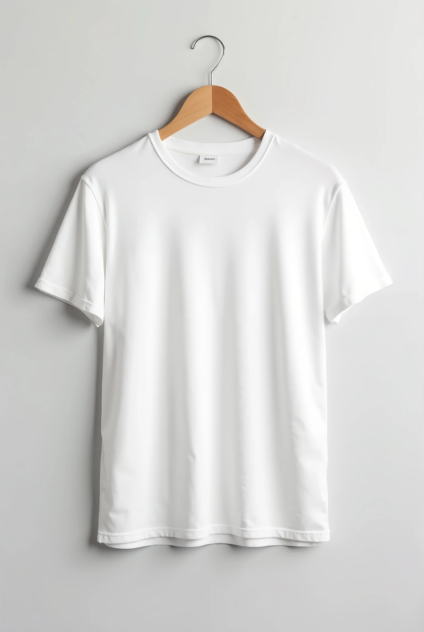 White round necked long sleeve T-shirt in store HD