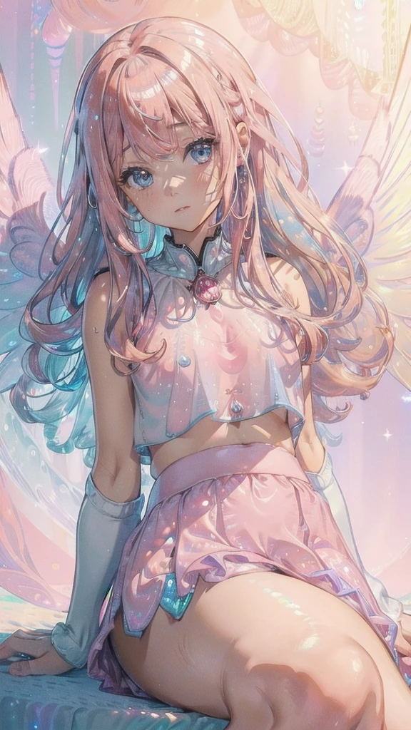 a close up of a girl with a pink hair, portrait knights of zodiac girl, aesthetic cute with flutter, high quality fanart, highly detailed exquisite fanart, knights of zodiac girl, rossdraws pastel vibrant, asian female, high quality hyperrealism, high quality, beautiful, anime girl, beautiful asian girl, jennie kim, jennie, blackpink, jennyrubyjane, full breasts, a girl with pink hair and a yellow shirt, aesthetic cute with flutter, rossdraws pastel vibrant, high quality colored, portrait knights of zodiac girl, high quality fanart, with pink hair, realistic style, knights of zodiac girl, beautiful anime style, high quality hyperrealismstyle, rossdraws cartoon vibrant, asian female
