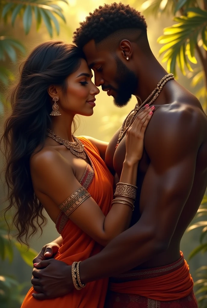 Jiya Shankar actress with a black man