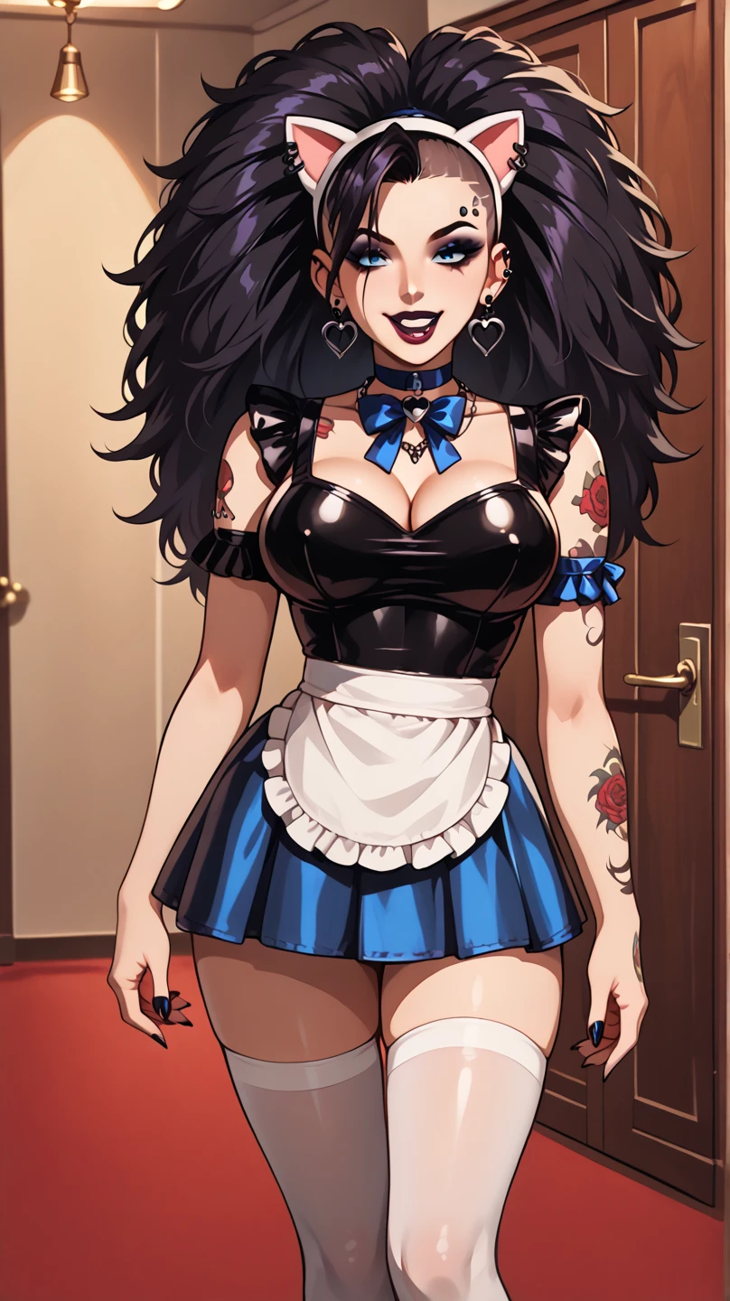 ((Masterpiece, best quality,edgQuality))smiling,excited,solo,1girl, 
kitchen background,
edgApron,edgGrunge,accessories, a woman with a very sexy outfit,wearing edgGrunge_(apron)
 <lora:edgGrungeAprons:1>