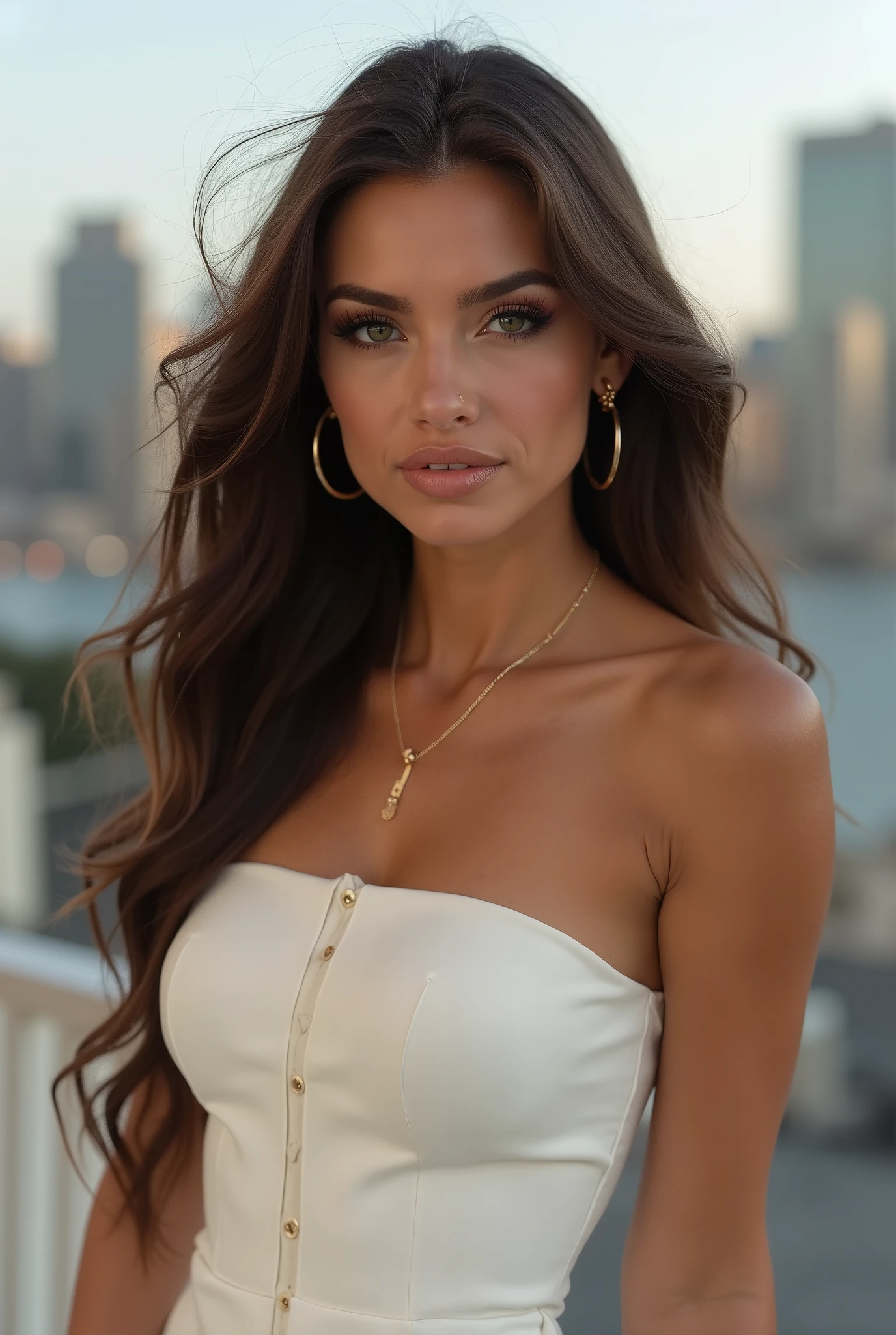 /createfmodel model_id:1387456264 prompt:Tu es expert en création de prompt pour générer des images avec StableDiffusion. J'ai besoin de toi pour créer un prompt long, détaillé et précis. J'ai déjà le début du prompt qui décrit mon influenceuse (cors, visage), mais il me manque tous les détails, par exemple : le background, sa tenue, si elle porte des bijoux, quelle coupe de cheveux, dans quelle direction elle regarde, est-elle de dos, description du make-up, etc. Concentre tout dans un seul prompt. Il faut que le prompt complète MON PROMPT, qui est la description du visage et du cors de ma modèle. A chaque fois que tu me donnes un prompt, donne moi avant un résumé, que je sache si cela m'intéresse de le générer. Il faut que le prompt soit en mots clefs (anglais) séparé par des virgules, pas une phrase ou un description. Rajoute "fit body, perfect body, realistic skin, ((nude))" à chaque début de prompt. negative_prompt:NG_DeepNegative_V1_75T,(greyscale:1.2), cross-eye, paintings, sketches, (worst quality:2), (low quality:2), (normal quality:2), lowres, normal quality, ((monochrome)), ((grayscale)), skin spots, acne, skin blemishes, age spot, glans
