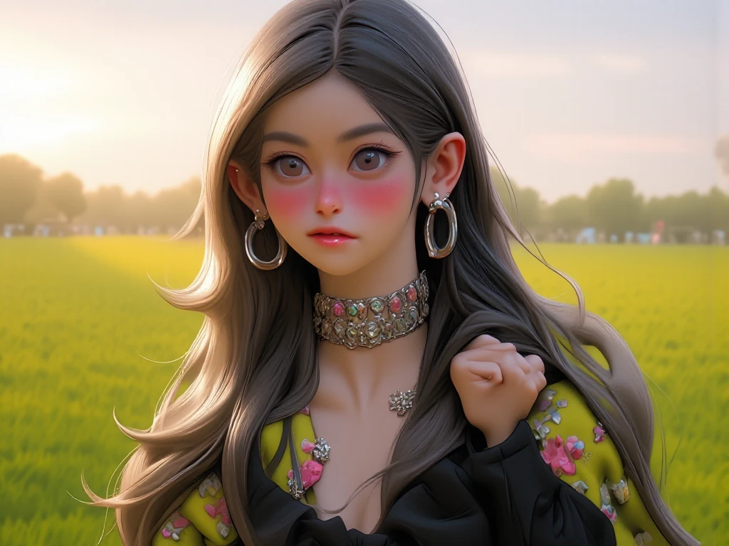 (masterpiece, best quality:1.3), intricate details,, colorful, 1girl,(20 years old:1.2),cute girl,famous japanese idol,kawaii,realistic body,good figure,black hair,thick hair,(twintails:1.2),(wavy hair:1.2),(hair ribbon:1.2),(blunt bangs:1.2),braided hair,cute,young,cute face,pretty face,realistic face, legs, make up,powder blusher,beautifully detailed eyes,drooping eyes,round eyes,(beautiful big eyes:1.2),large blue eyes,beautiful and clear eyes,eye make up,double eyelid,tear bag,(fair skin,shiny skin:1.5),supermodel body,supermodel,(Perfect body:1.5),earrings,jewelry,,girl idol,(blurred background:1.5),(natural pose:1.5),,((Hasselblad photography)),sharp focus,(cinematic lighting),night,soft lighting,dynamic angle,(((tennis field))),outside,(gigantic breasts:1),nsfw,jav,(very long multicolored hair:2),