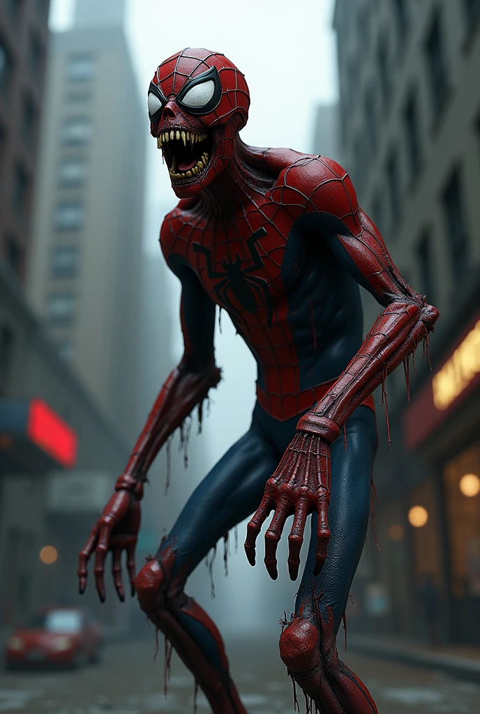 Spider-Man like a zombie 