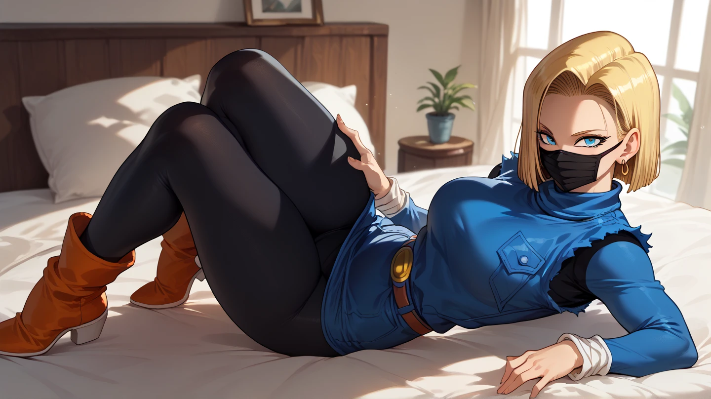 HD, 8k quality, masterpiece, Velma, dream girl huge tits, beautiful face, kissing lips, short bob hairstyle, long bangs, perfect makeup, realistic face, detailed eyes, blue eyes, brunette hair, eyelashes, slightly open mouth, bedroom, sitting on bed, showing cameltoe, eyes at viewer, orange knitted turtle neck sweater, clear lens glasses, red school girl skirt,