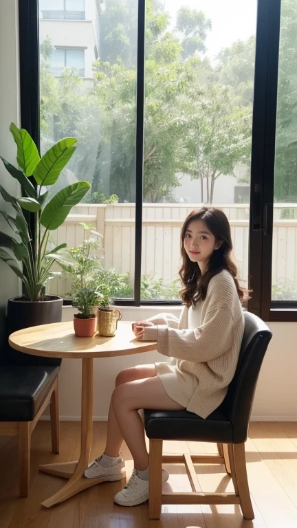 1girl,  Milky skin, (shiny skin:1.4)sitCrossed legs, Black transparent pantyhosewindowplantsunlight
<lora:~Q?-3QI\Ys window:0.8> <lora:Phantom light_20230910194731:0.4>