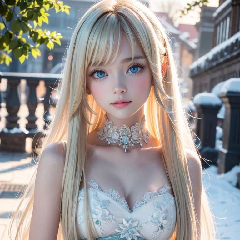 masterpiece, best quality, extremely detailed CG unity 8k wallpaper,((Upper Body)) ,((Upper Body head close-up shot of a beautiful little girl)), , Elegant Long straight blonde hair, (Mckenna Grace), ((gigantic breasts,thighs,Autoluminescence skin)),Transparent (purple-green) golden (Glittering tutu,long Bunny Ear Headgear, , Bow-tie, No panties, genitals visible), ((sitting,spread legs)),(), (Blush), , (seductive smile), (A world of ice and snow), pretty face, key art, award winning, intricate detail realism hdr, by (ruan jia and artgerm and range murata), Photorealism, Hyperrealism, ultra realistic, dramatic light, intense shadows, gorgeous view, depth of field、sit、Leg spread、Spreading pussy、Open up、nsfw,Masturbation