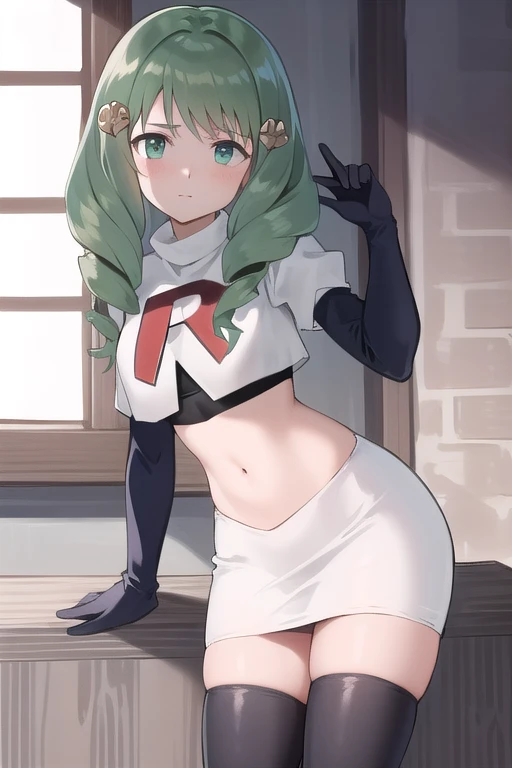 obra maestra, mejor calidad, 1 girl in, solo, kirlia, cabello verde, ojos rojos, piel verde, cabello corto, club nocturno, bar, en un bar, embarazada, piel palida, avergonzada, toalla, sin ropa visible, toalla sobre el cuerpo, se cubre con una bata corta, bata blanca, sudor, sonrisa timida, de lado, mirando sobre el hombro, presumiendo trasero, mostrando trasero, showing ass, sauna, en un sauna, fondo de sauna, quitandose una toalla, toalla, vapor, escena con vapor (Sauna).