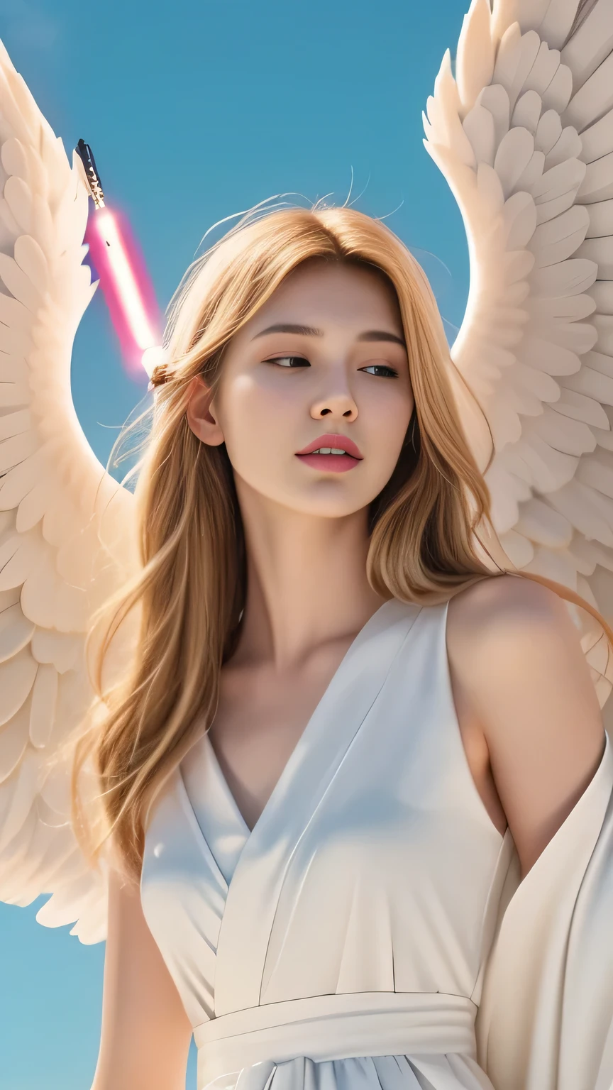  • Gentle Angels： with long blond hair ，White wings，Holding a lightsaber，Overlooking the Earth ， Sacred and Solemn ，Guardian humanity。 • Battle Angels ： spreading its wings ，Lightsabers shine，Fight demons，Justice is awe-inspiring，Fearless and brave，Holy Light。 • Guardian Angels ： Pure White Robes ，Aura surrounds， Soothing the Wounded ， Gently Guarding ，Light of Hope，Be merciful