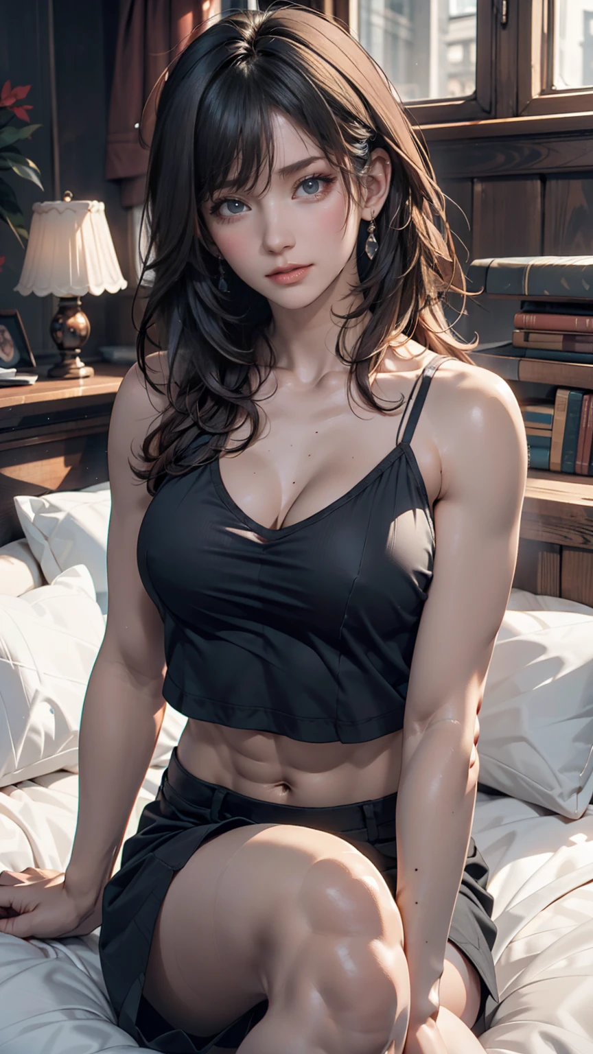 (((HD photo))), ultra high res.photorealistic:. 1.4, UHD, masterpiece, trending on artstation, portrait,side angle, closeup of face and cleavage,looking a viewer, pretty sexy seductive slutty horny, cute face, most beautiful in the world, soft, delicate, (very long blonde hair), (accentuated super huge enormously gigantic breasts with cleavage and underboob showing), curvy athletic body, (Calvin Klein lingerie and micro thong lace panties, tattoo sleeves and piercings):1.5, spreading her legs open in a sexy seductive slutty horny pose, sunkissed, luxurious apartment interior background