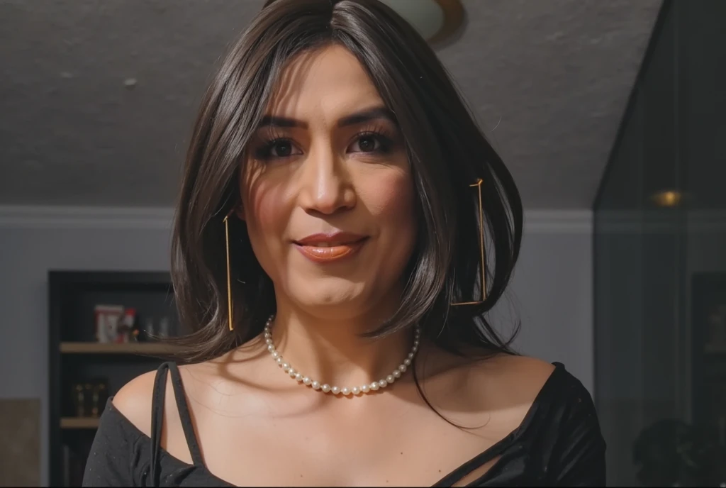 closeup shot, (angry evil dominatrix nasim pedrad showing her clinched teeth in anger with flared nostrils and furrowed brows:1.2) in a (closed satin skintight silk buttoned mandarin collar blouse with large shoulder-pads and extremely tight corset and belt and satin cape:1.3), tight hairbun, silk gloves, large covered breasts, small waist, wide hips and torso, (insane wide eye stare:1.2), (muscular arms), subtle evil stare with flared nostrils, large shoulder-pads, extremely cinched small waist,