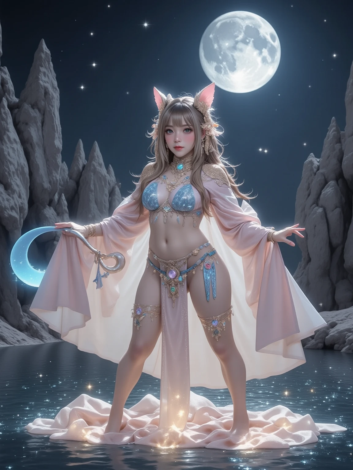 cyborg, girl, beautiful girl, cute, sexy, strong, thin, delicate, smile, (Lolita Costume), High Leg, metallic, Ultra Color, Paisley, headgear, Mandala, Near future, heaven, Angel, Fater, wing, Helix lamp